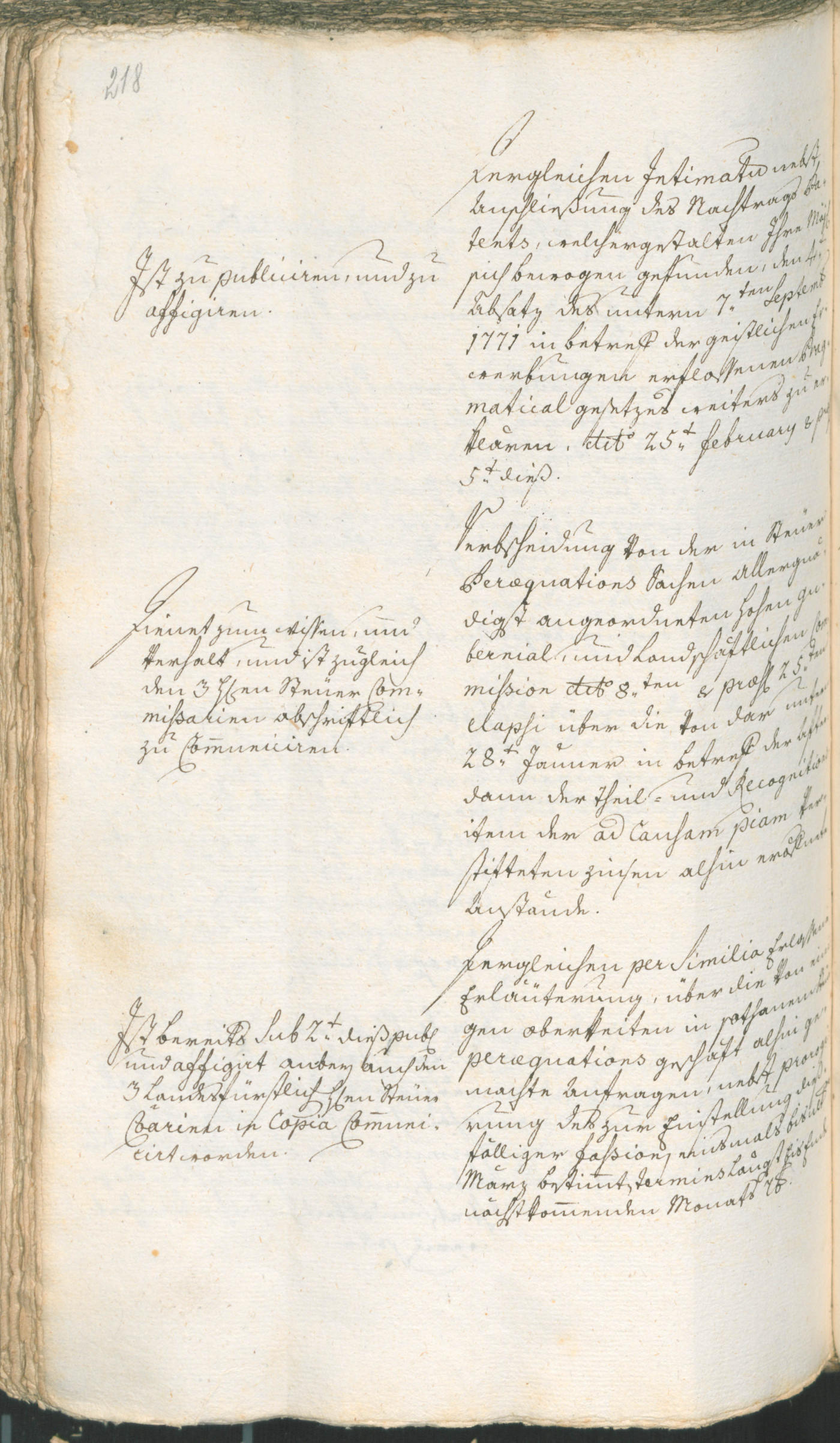 Archivio Storico della Città di Bolzano - BOhisto protocollo consiliare 1774/77 