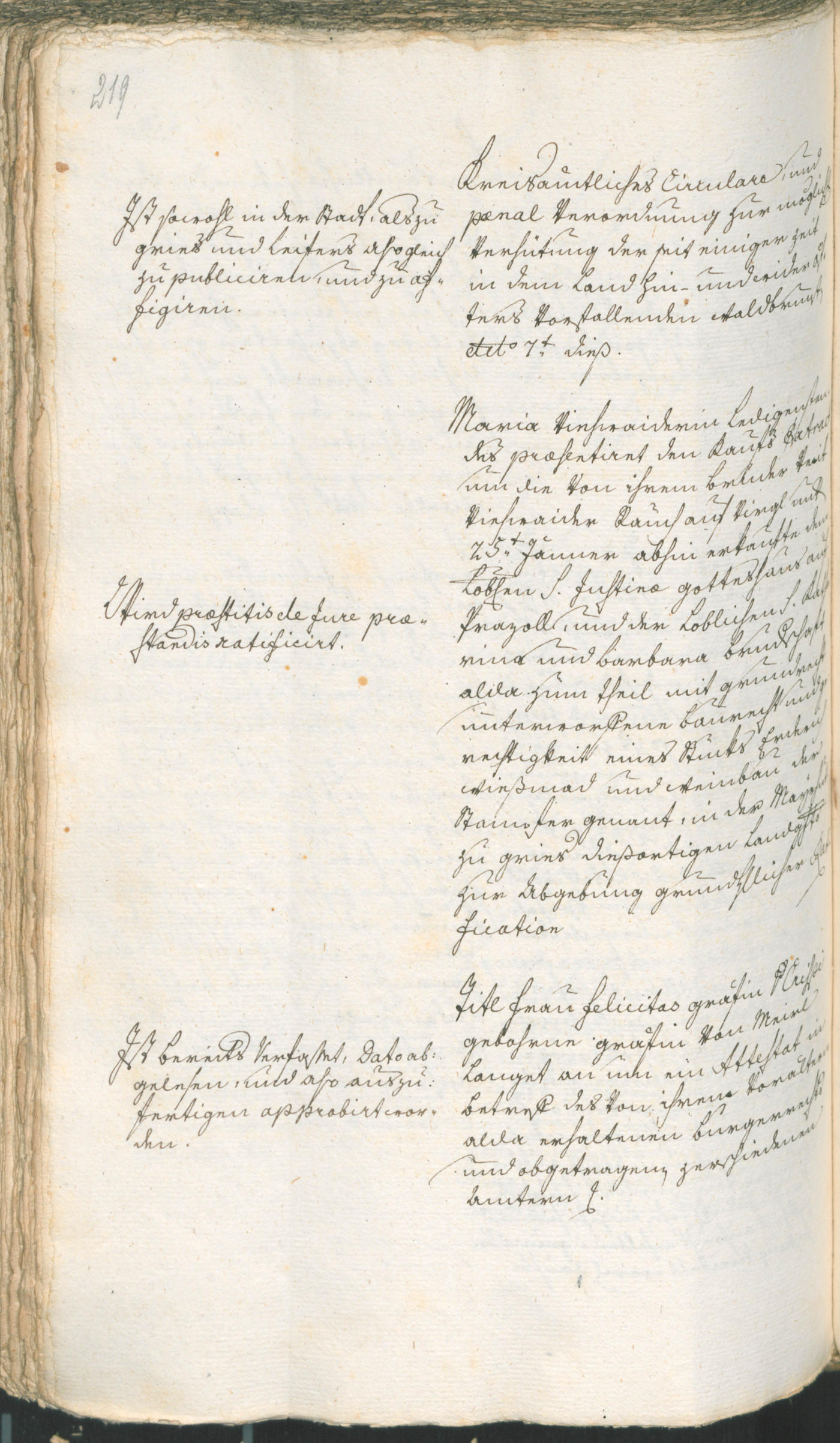 Stadtarchiv Bozen - BOhisto Ratsprotokoll 1774/77 