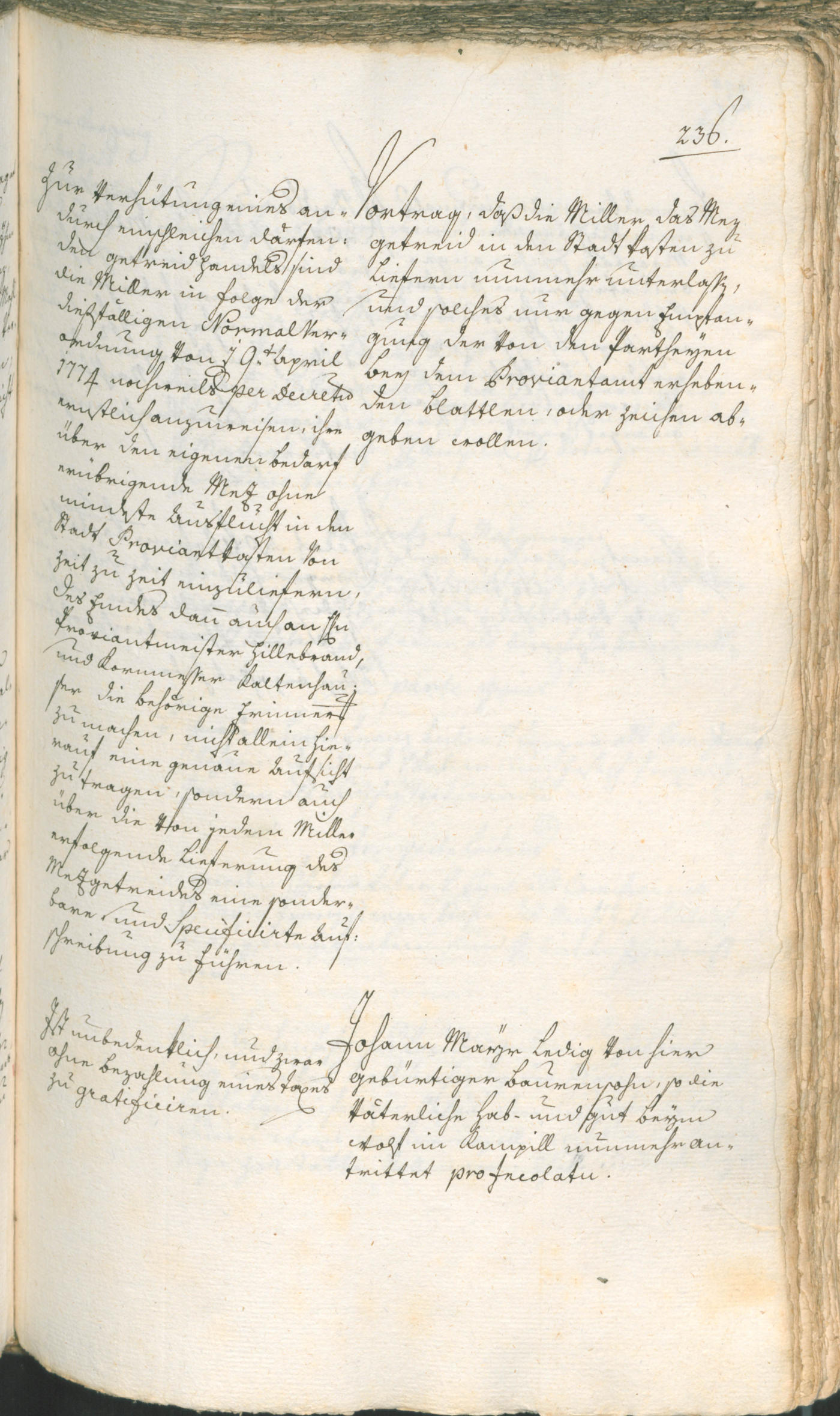 Archivio Storico della Città di Bolzano - BOhisto protocollo consiliare 1774/77 