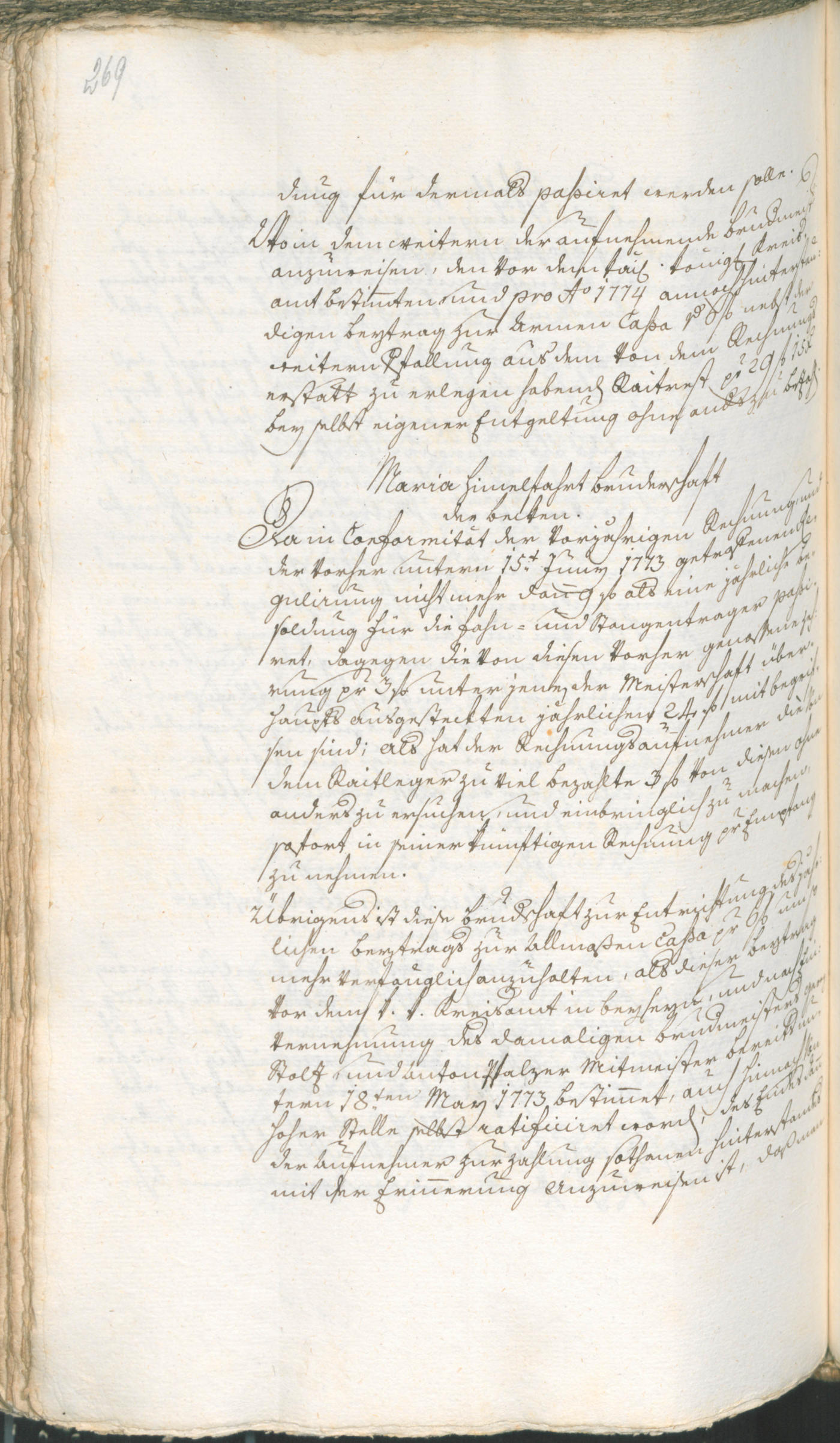 Archivio Storico della Città di Bolzano - BOhisto protocollo consiliare 1774/77 