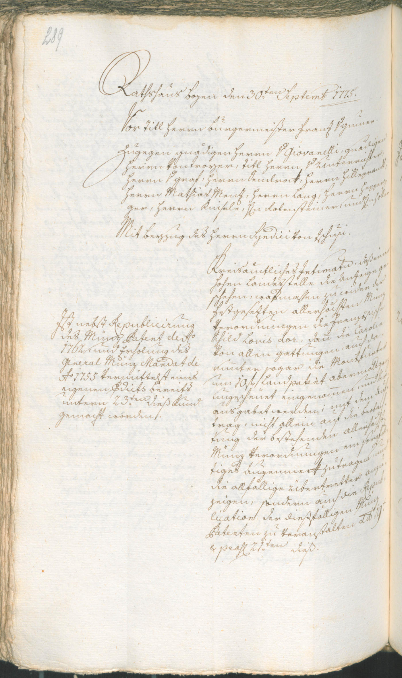 Civic Archives of Bozen-Bolzano - BOhisto Ratsprotokoll 1774/77 