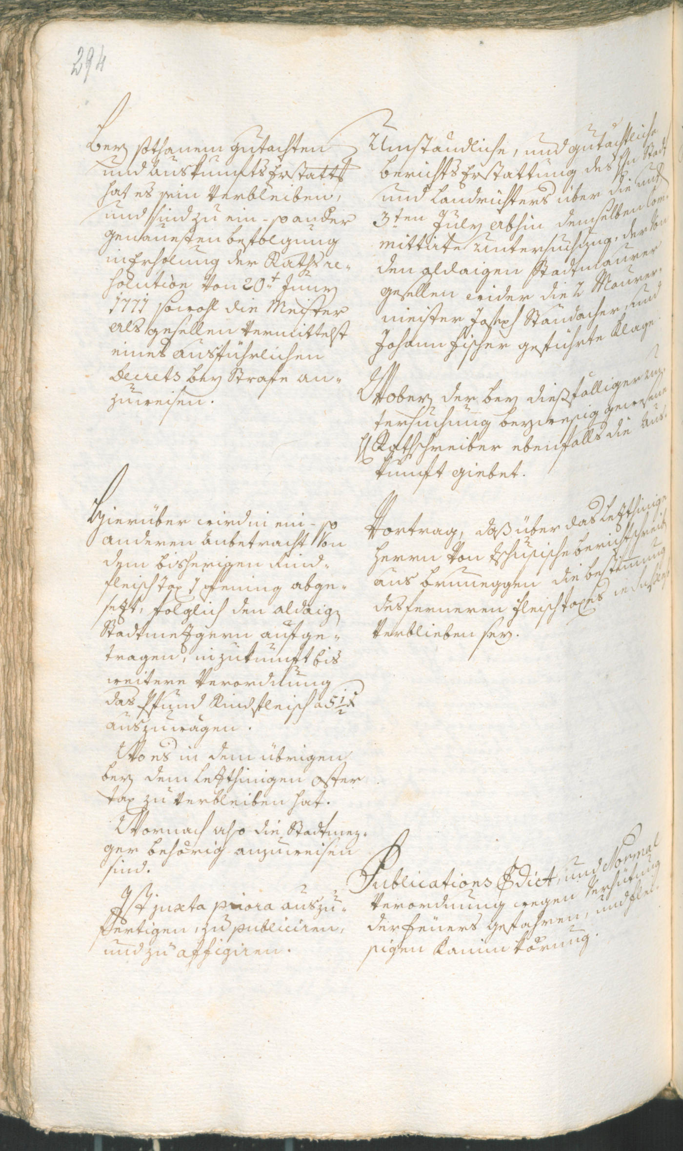 Archivio Storico della Città di Bolzano - BOhisto protocollo consiliare 1774/77 