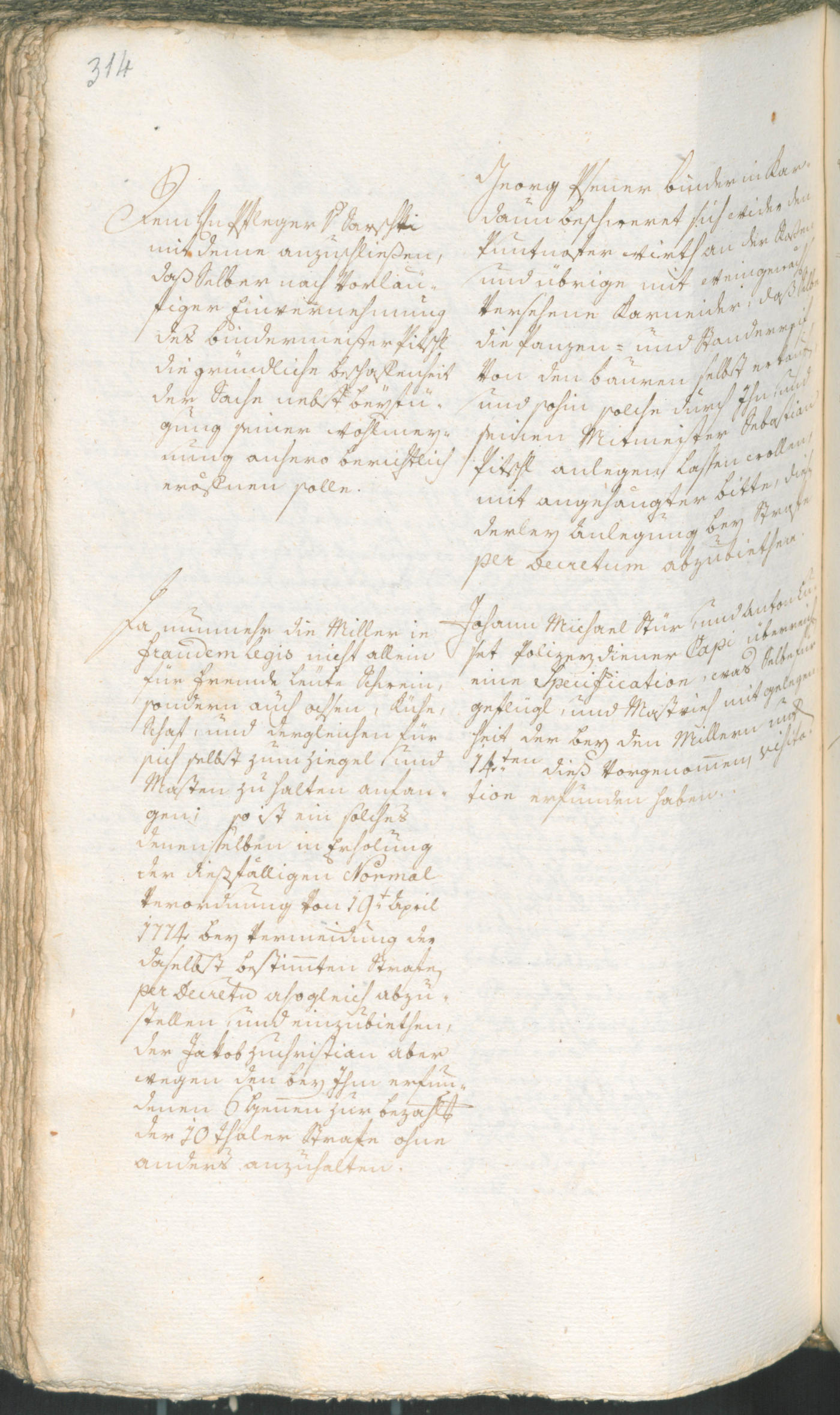 Civic Archives of Bozen-Bolzano - BOhisto Ratsprotokoll 1774/77 