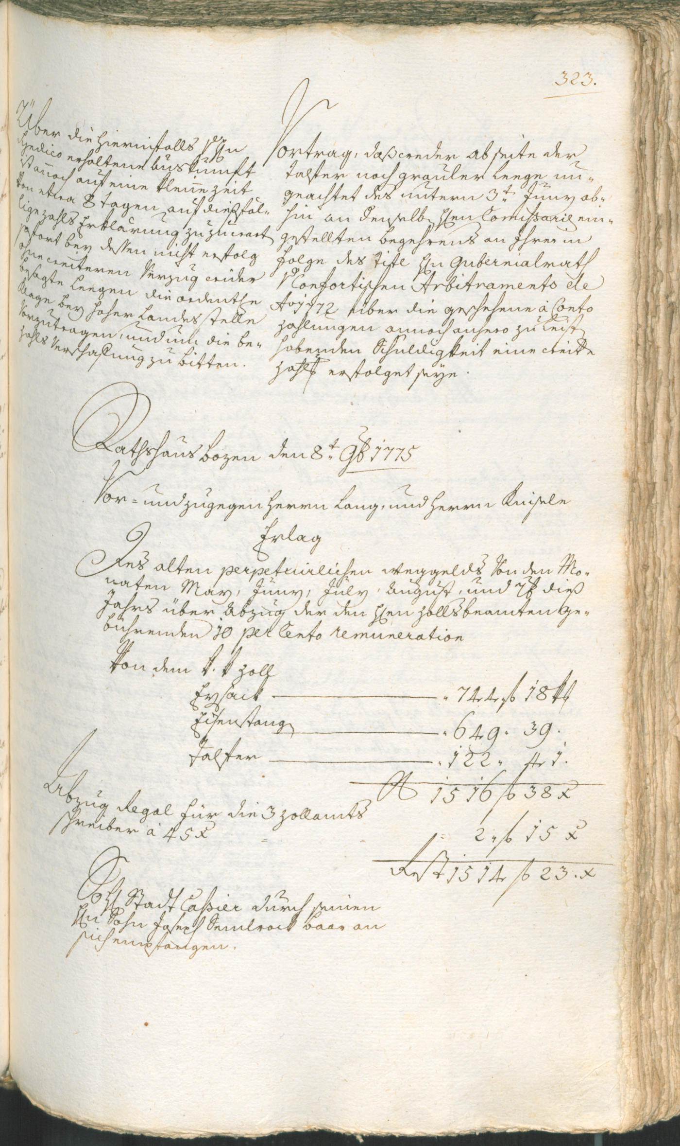 Civic Archives of Bozen-Bolzano - BOhisto Ratsprotokoll 1774/77 