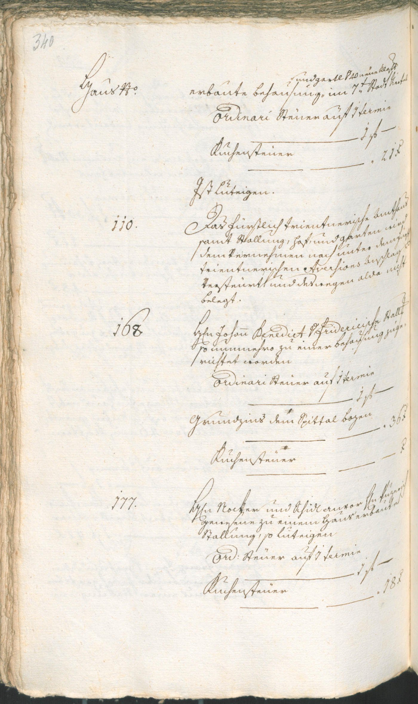 Stadtarchiv Bozen - BOhisto Ratsprotokoll 1774/77 