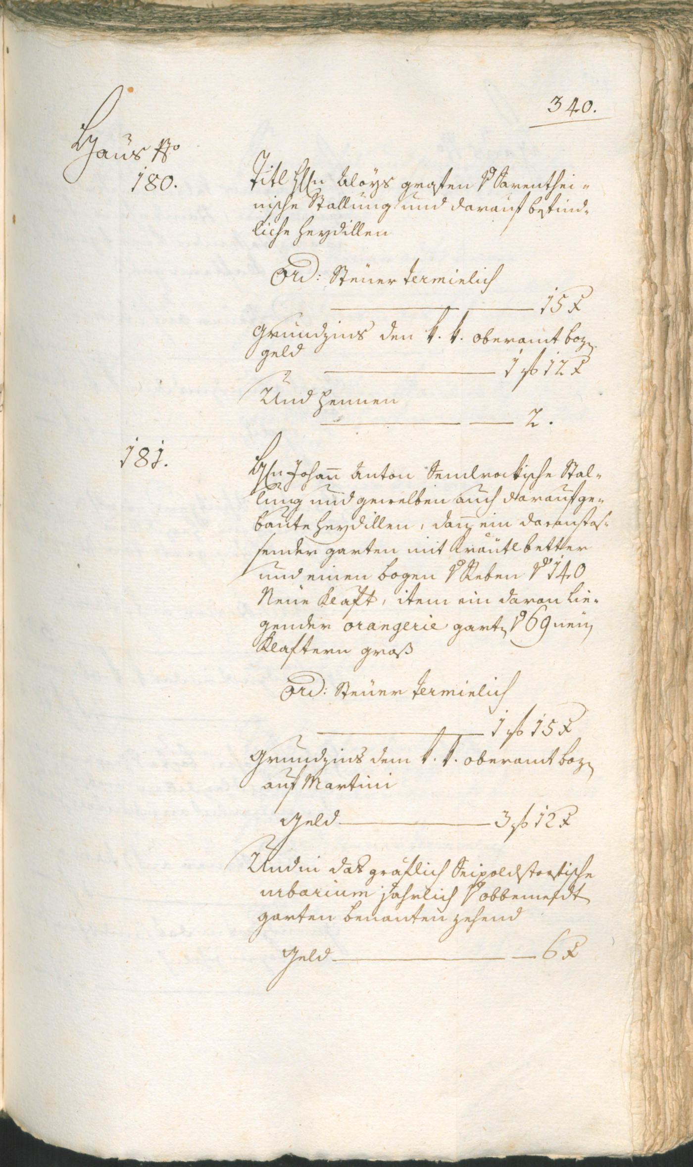 Stadtarchiv Bozen - BOhisto Ratsprotokoll 1774/77 