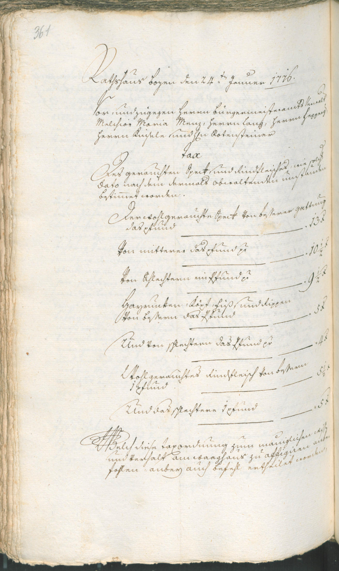 Archivio Storico della Città di Bolzano - BOhisto protocollo consiliare 1774/77 