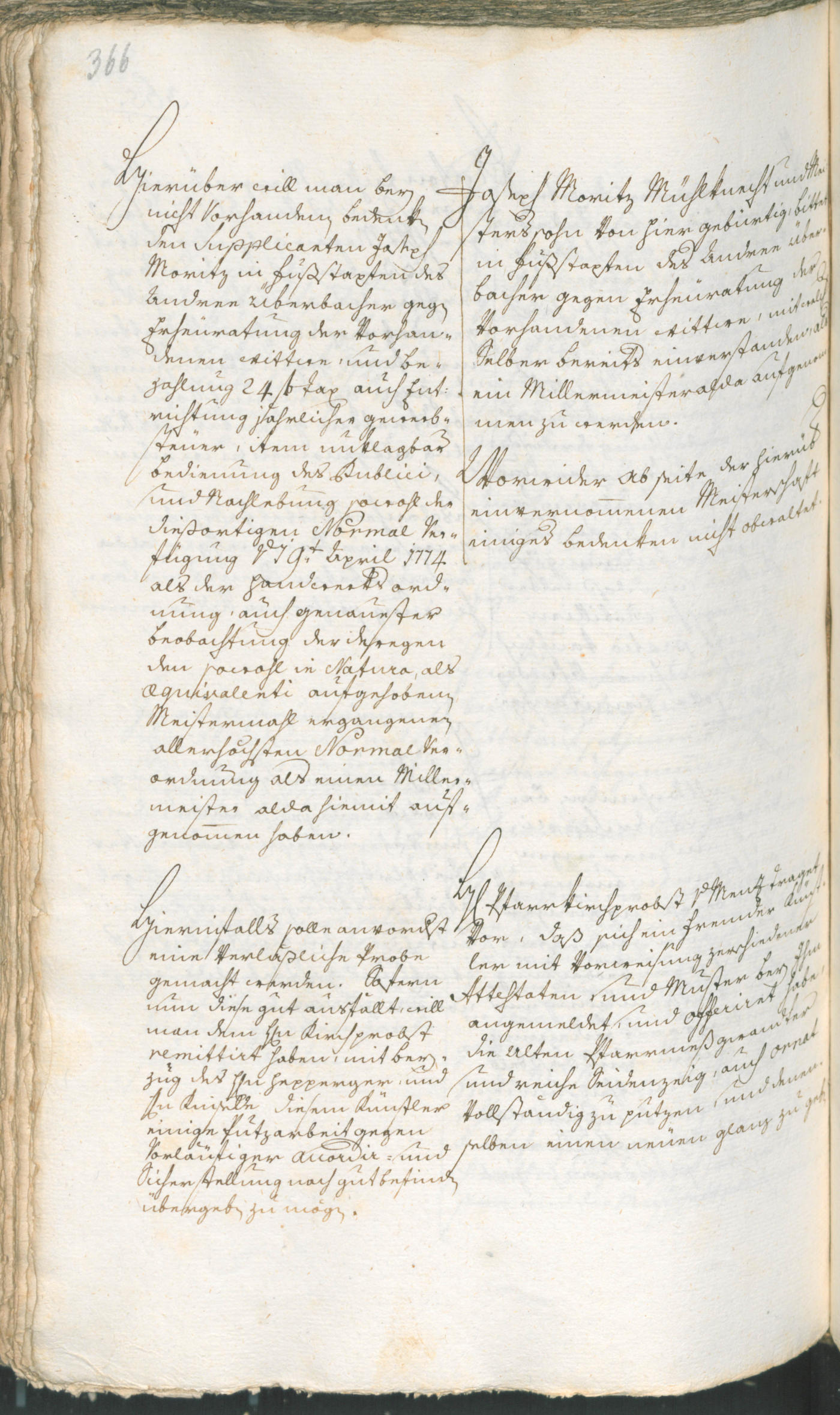 Archivio Storico della Città di Bolzano - BOhisto protocollo consiliare 1774/77 