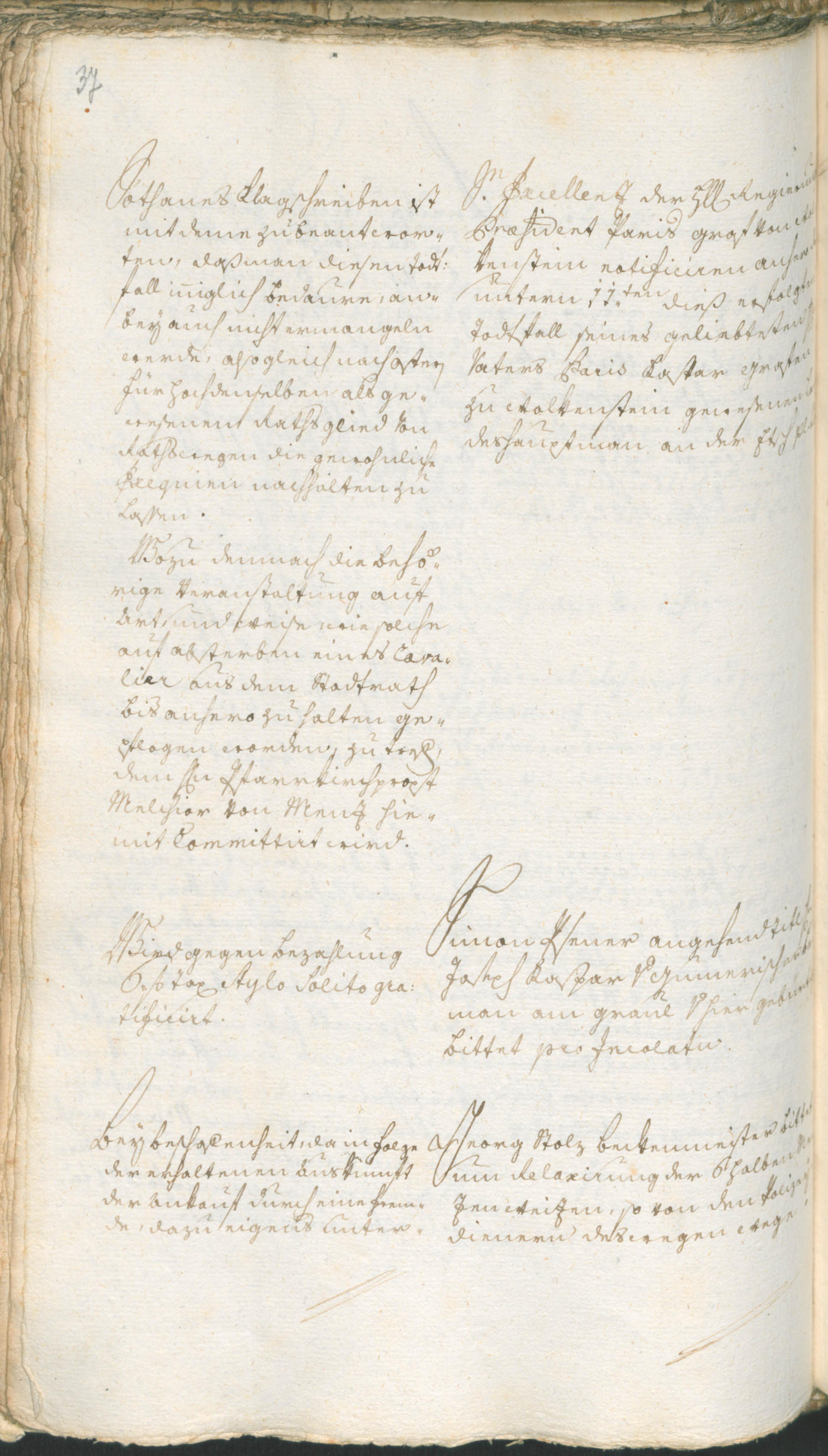 Stadtarchiv Bozen - BOhisto Ratsprotokoll 1774/77 