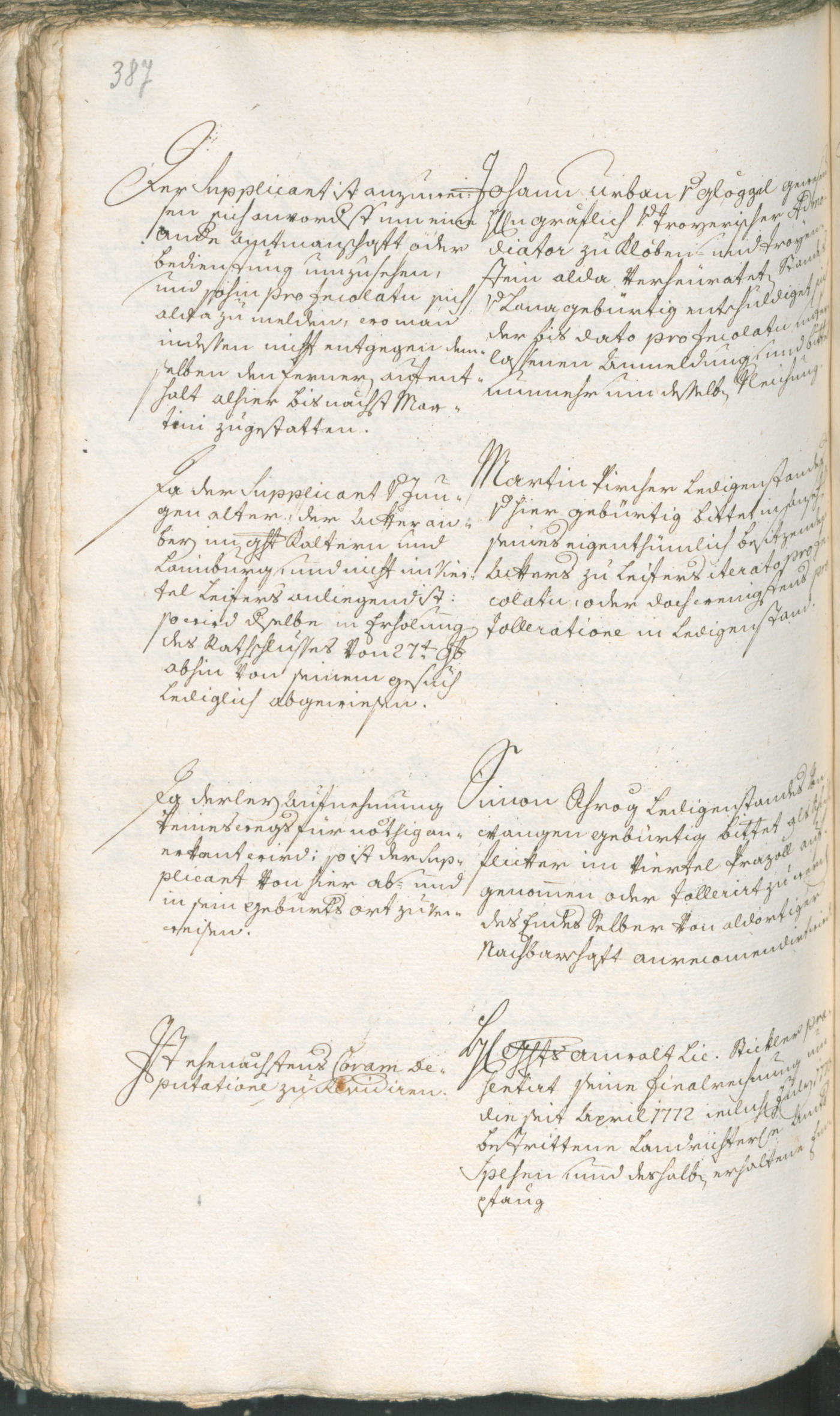 Archivio Storico della Città di Bolzano - BOhisto protocollo consiliare 1774/77 