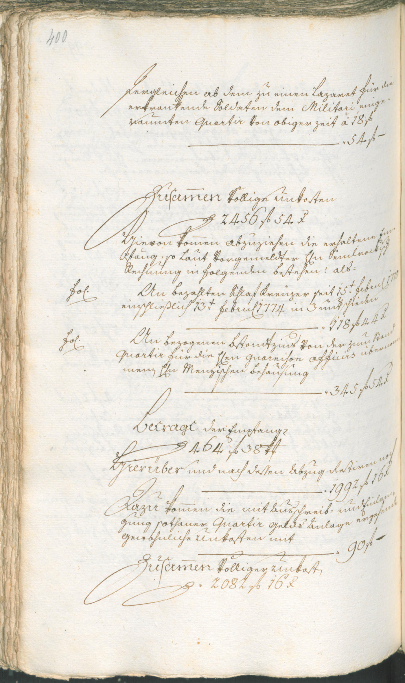 Stadtarchiv Bozen - BOhisto Ratsprotokoll 1774/77 