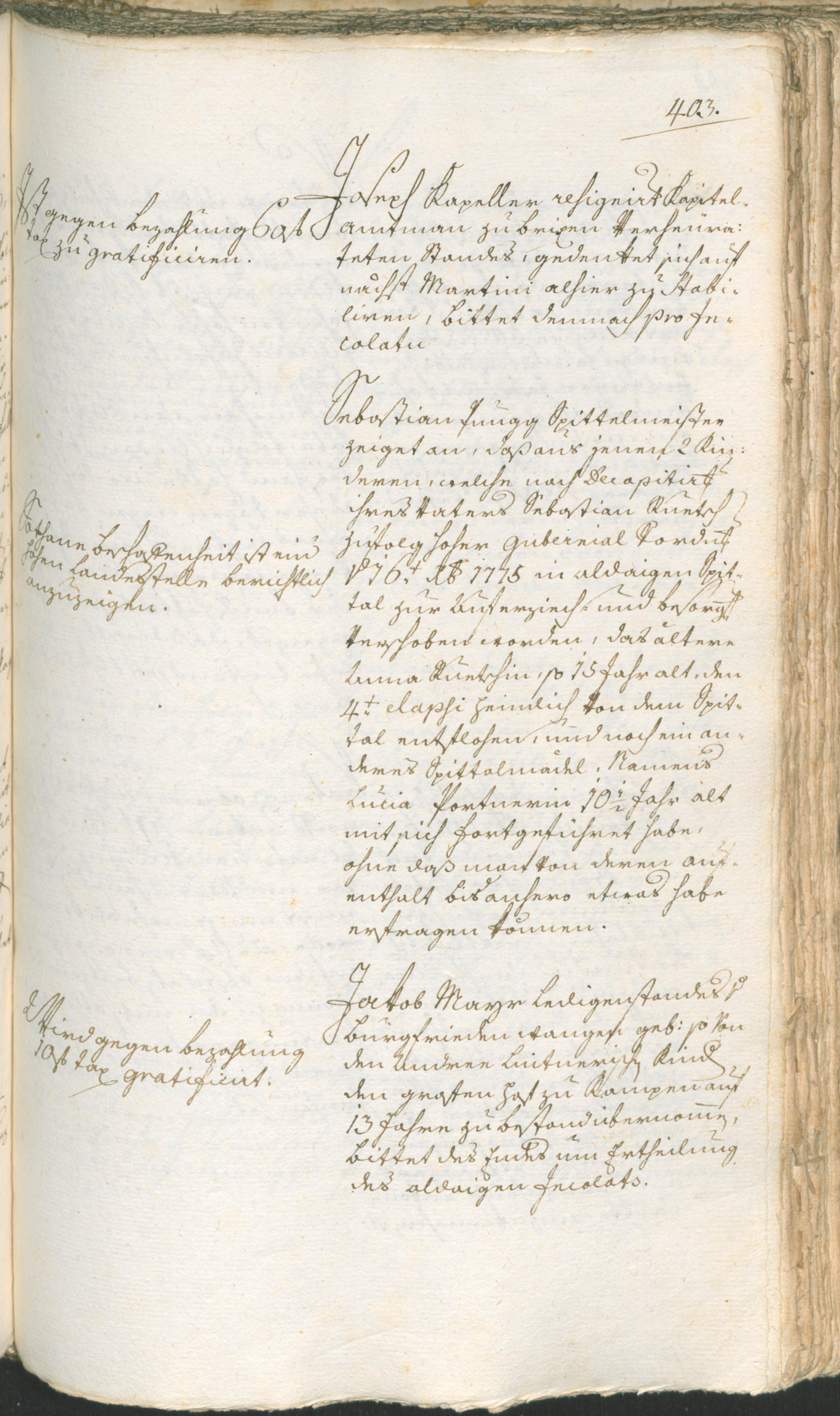 Archivio Storico della Città di Bolzano - BOhisto protocollo consiliare 1774/77 