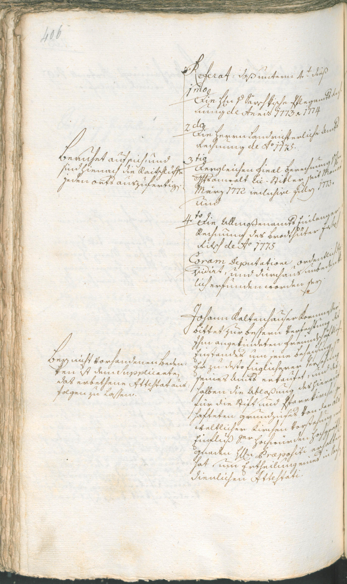 Archivio Storico della Città di Bolzano - BOhisto protocollo consiliare 1774/77 