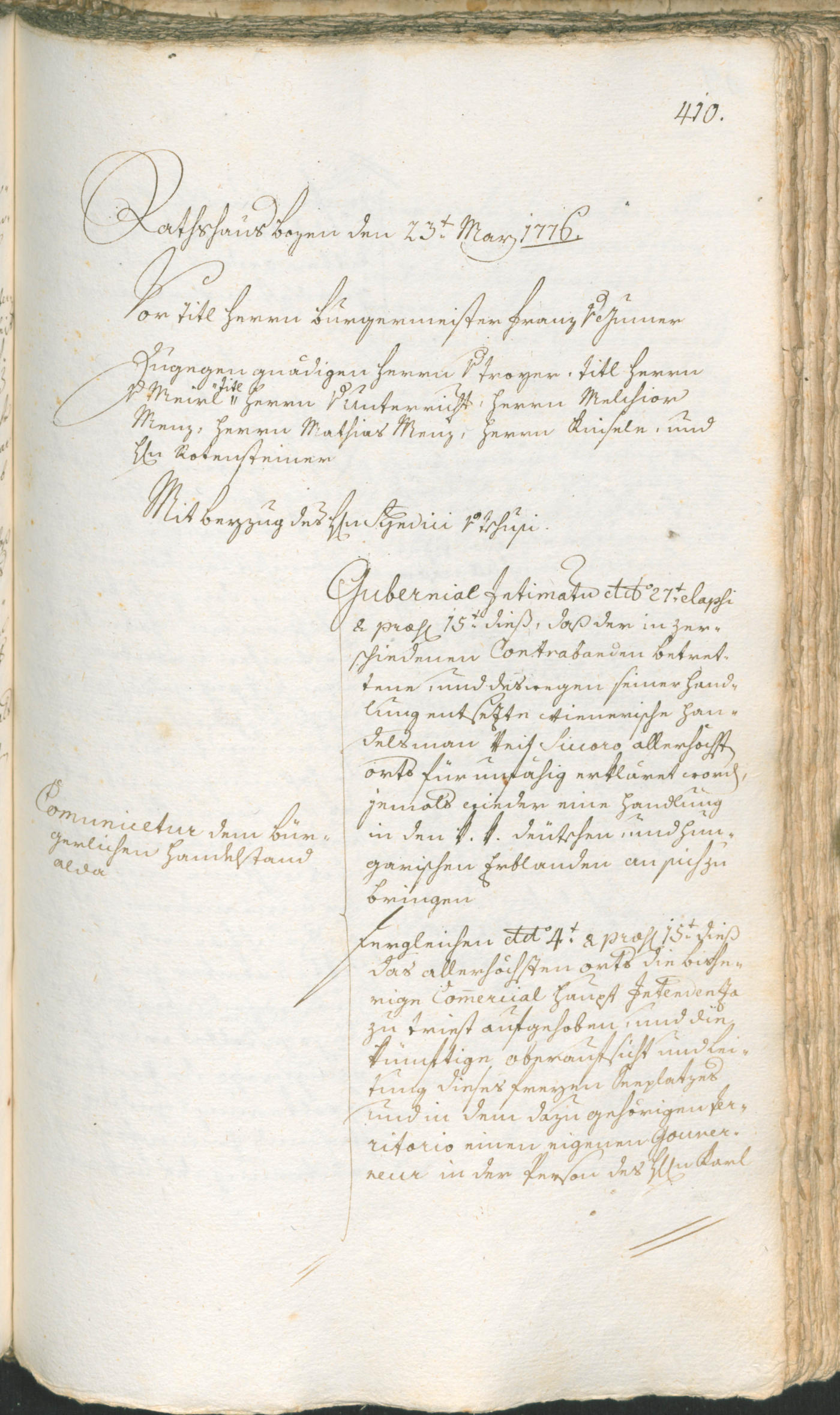 Archivio Storico della Città di Bolzano - BOhisto protocollo consiliare 1774/77 