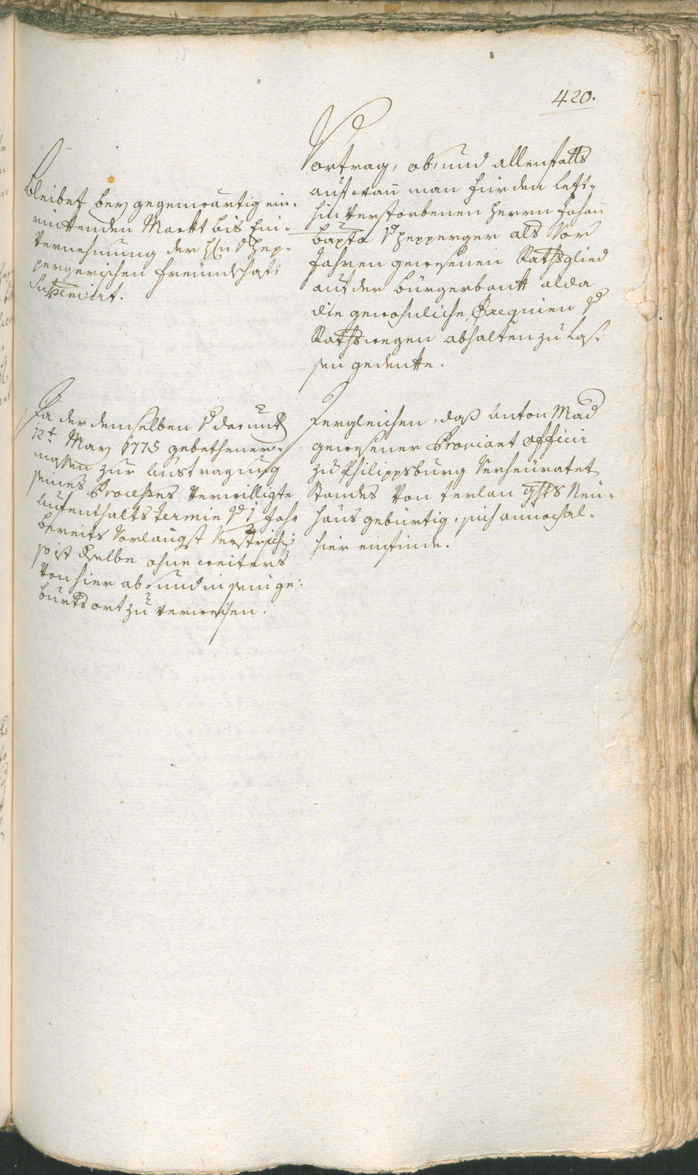 Archivio Storico della Città di Bolzano - BOhisto protocollo consiliare 1774/77 