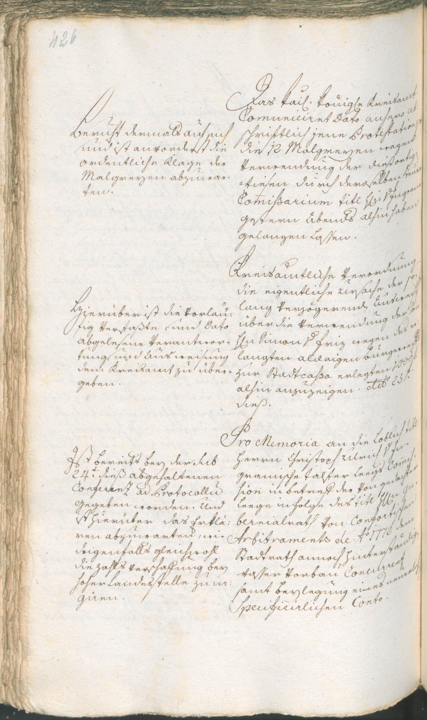 Archivio Storico della Città di Bolzano - BOhisto protocollo consiliare 1774/77 