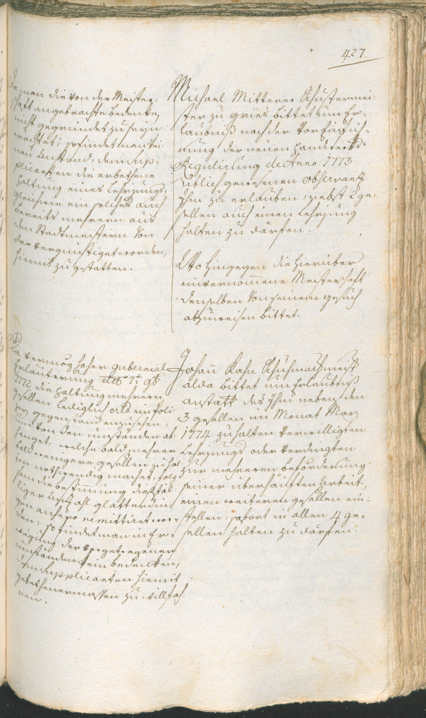 Civic Archives of Bozen-Bolzano - BOhisto Ratsprotokoll 1774/77 