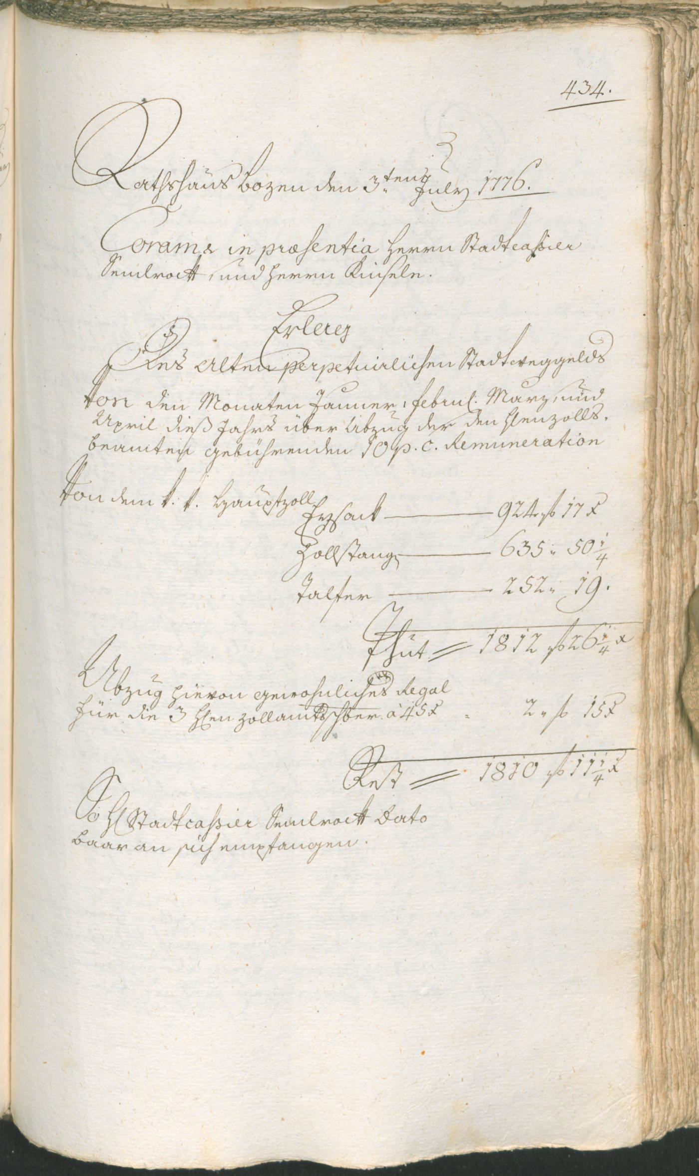 Civic Archives of Bozen-Bolzano - BOhisto Ratsprotokoll 1774/77 