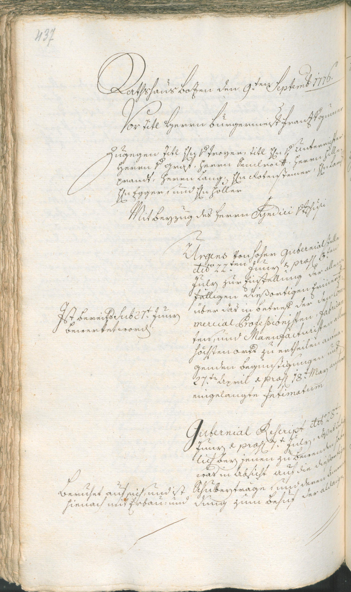 Civic Archives of Bozen-Bolzano - BOhisto Ratsprotokoll 1774/77 