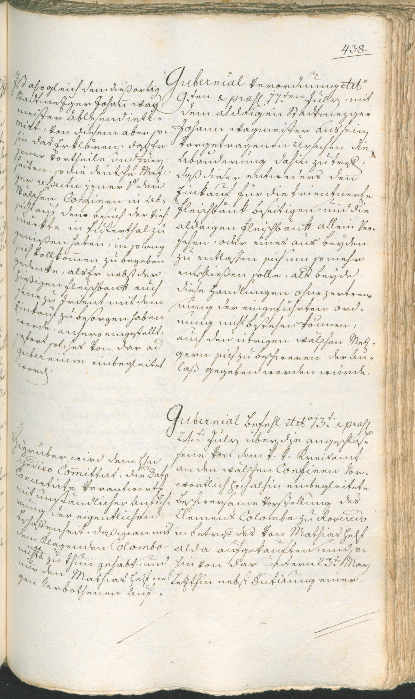 Civic Archives of Bozen-Bolzano - BOhisto Ratsprotokoll 1774/77 