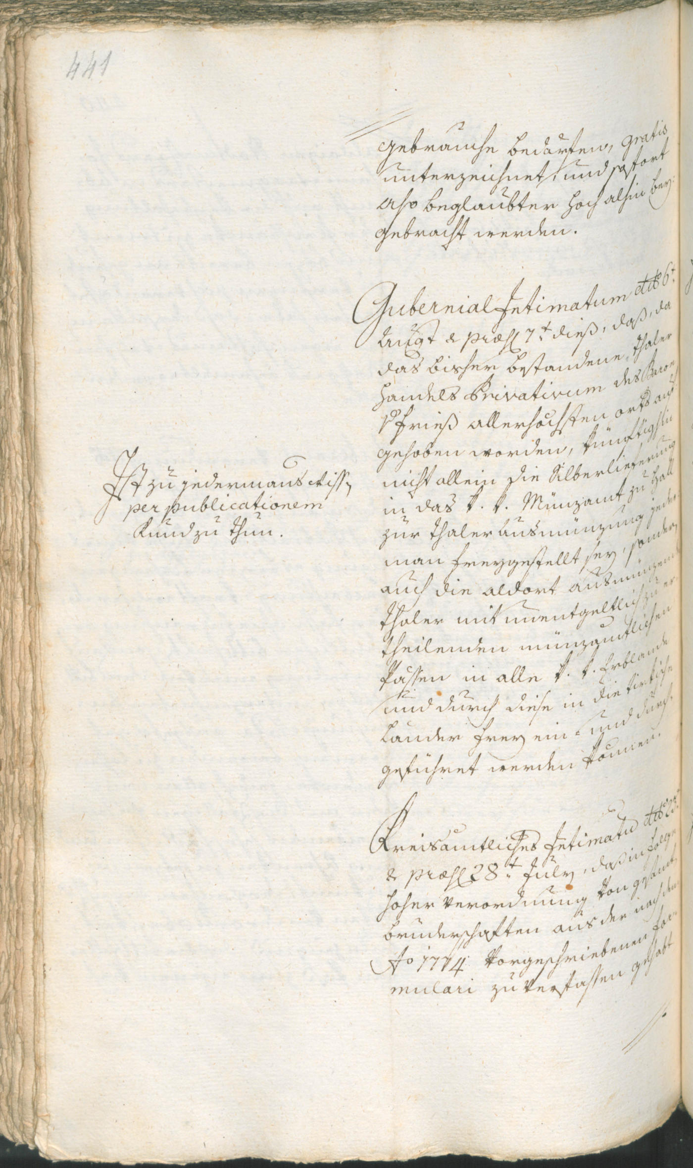 Civic Archives of Bozen-Bolzano - BOhisto Ratsprotokoll 1774/77 