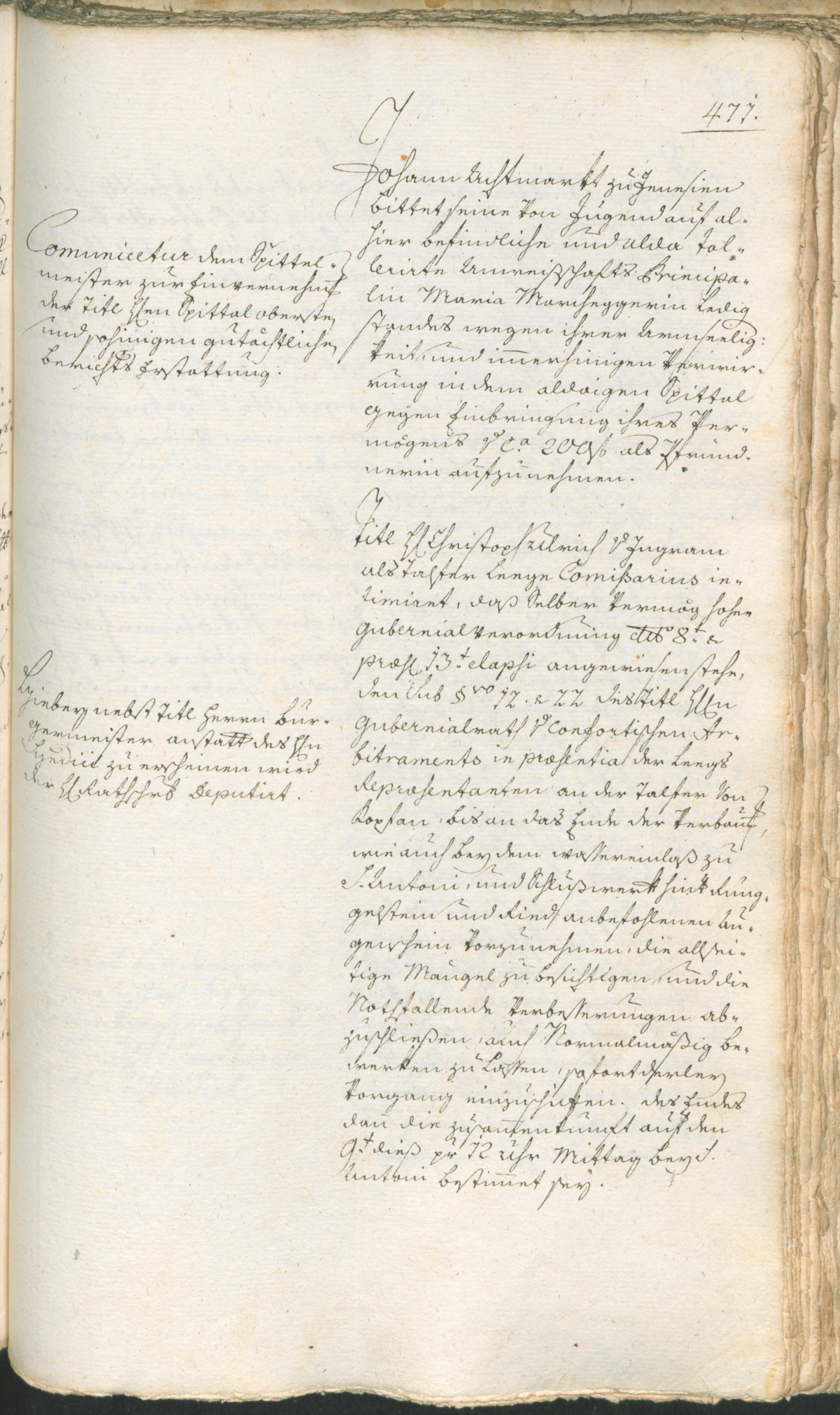 Stadtarchiv Bozen - BOhisto Ratsprotokoll 1774/77 