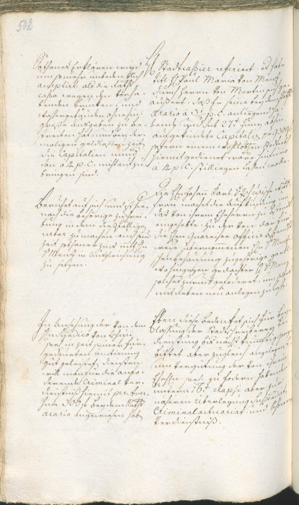 Stadtarchiv Bozen - BOhisto Ratsprotokoll 1774/77 