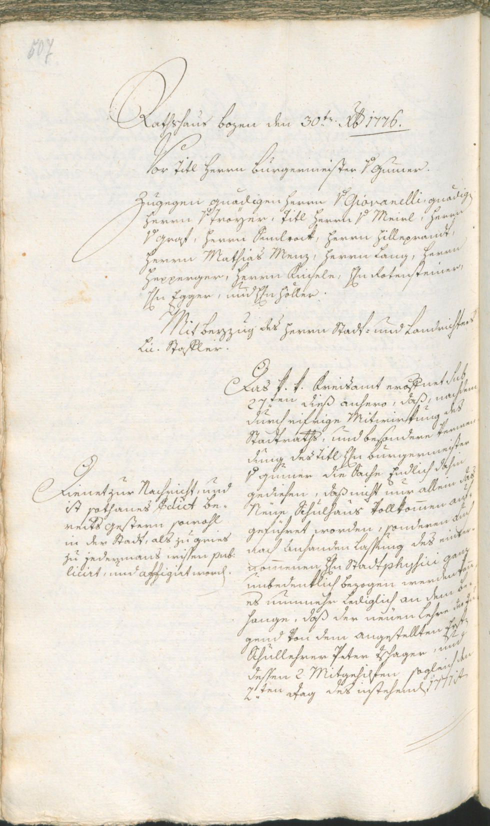 Civic Archives of Bozen-Bolzano - BOhisto Ratsprotokoll 1774/77 