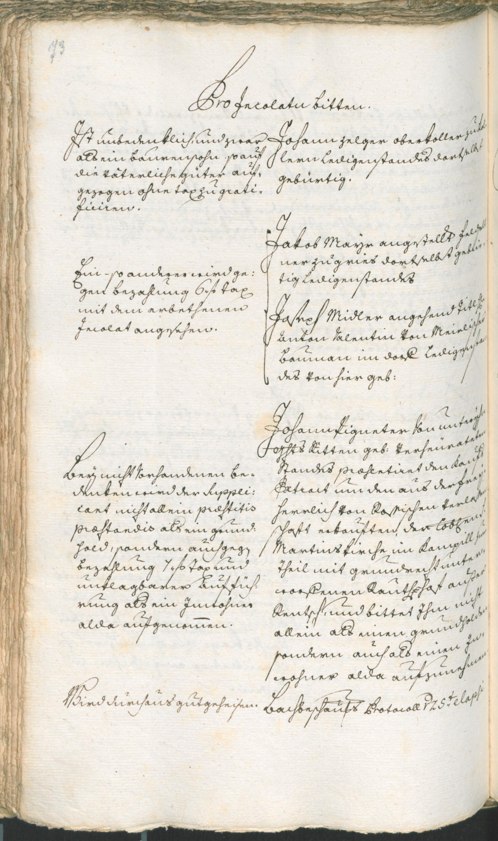 Archivio Storico della Città di Bolzano - BOhisto protocollo consiliare 1774/77 