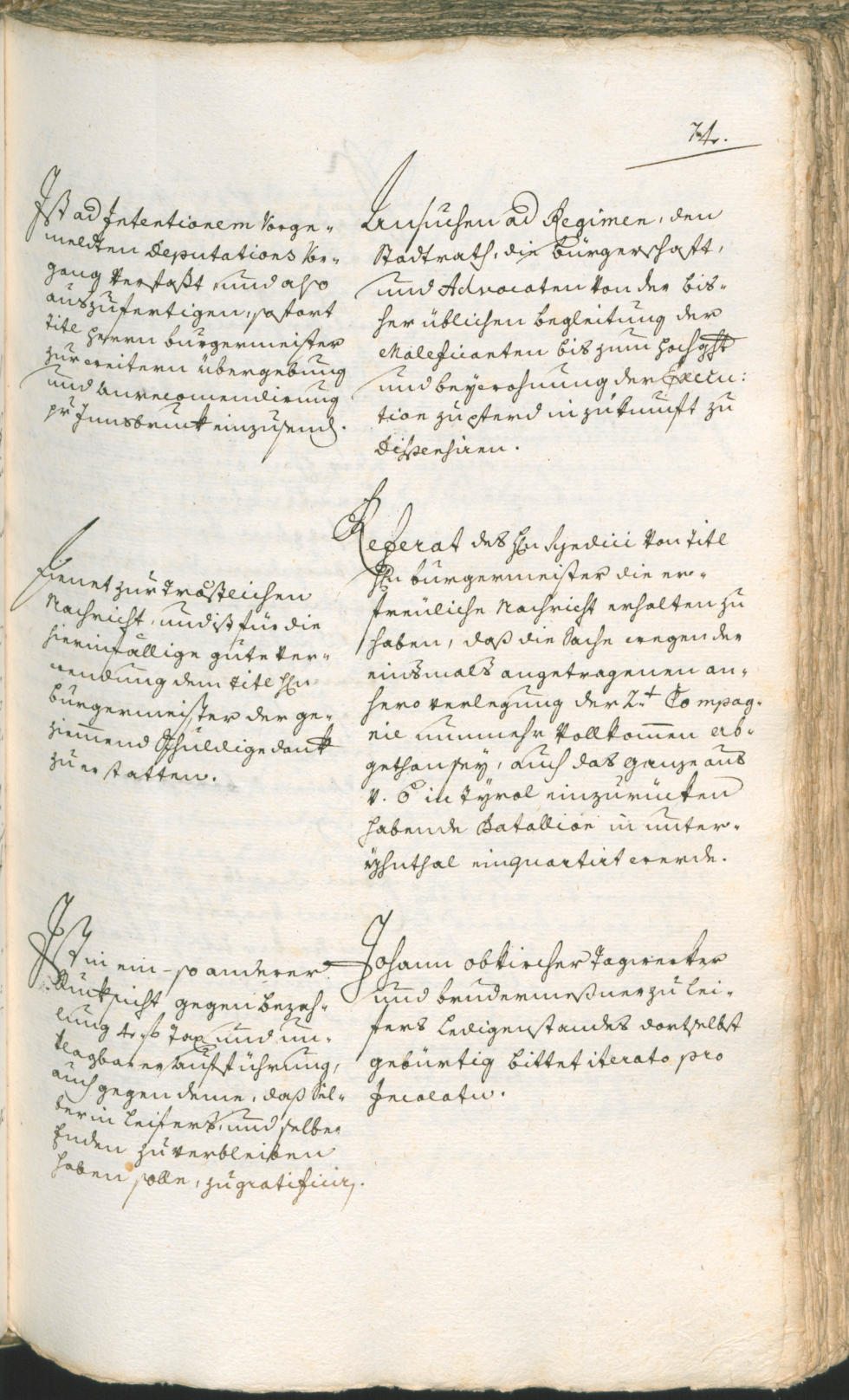 Civic Archives of Bozen-Bolzano - BOhisto Ratsprotokoll 1774/77 