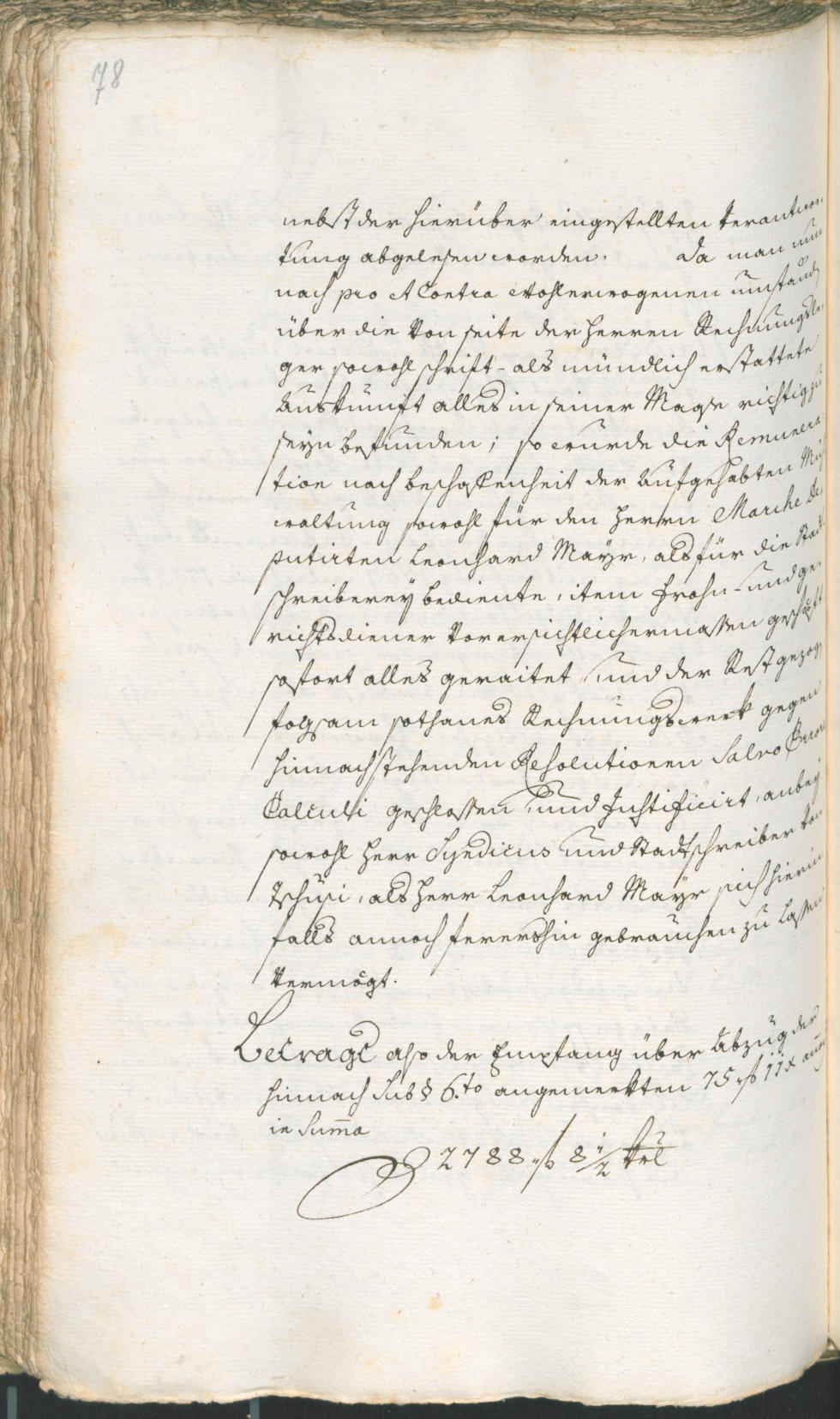 Archivio Storico della Città di Bolzano - BOhisto protocollo consiliare 1774/77 