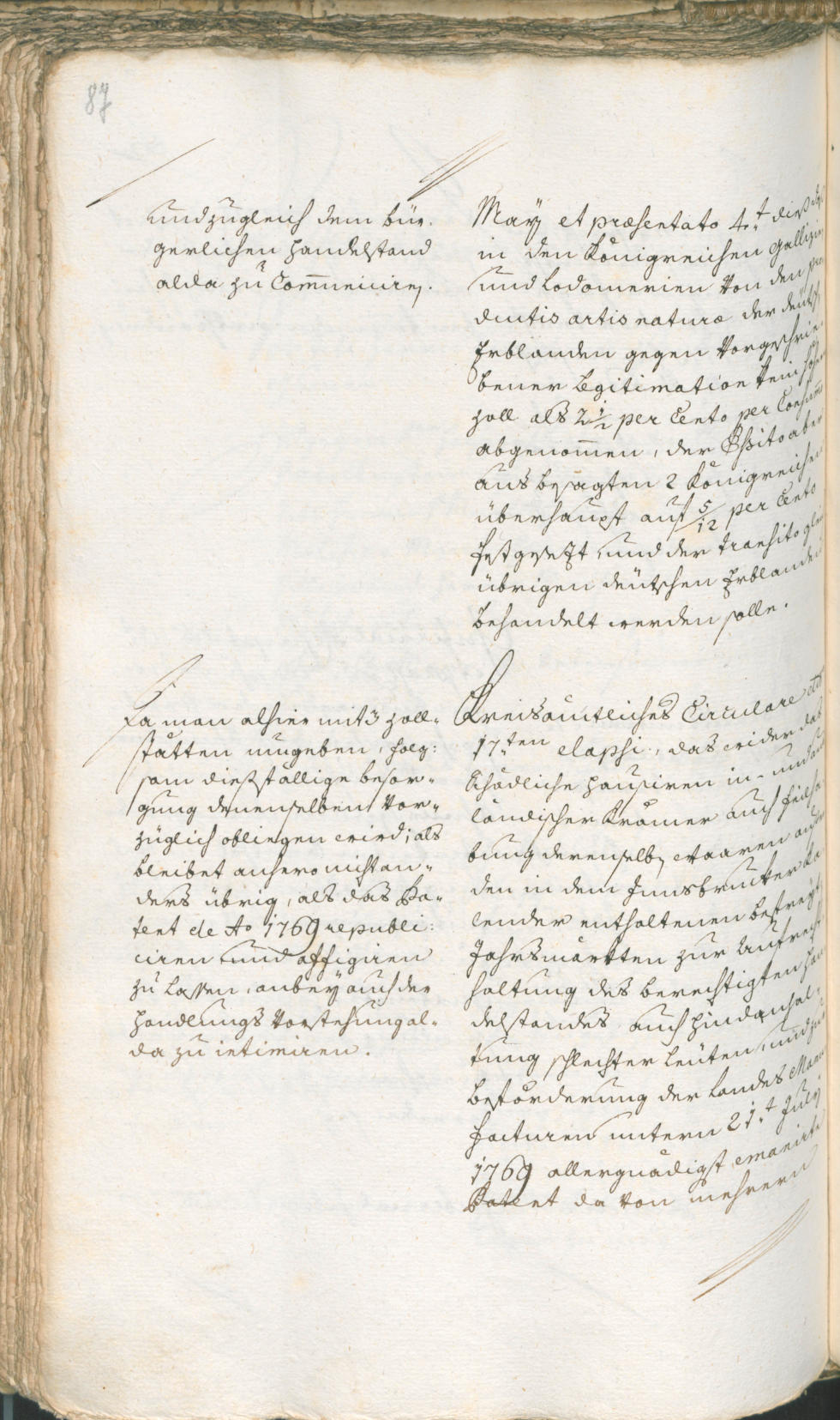 Archivio Storico della Città di Bolzano - BOhisto protocollo consiliare 1774/77 