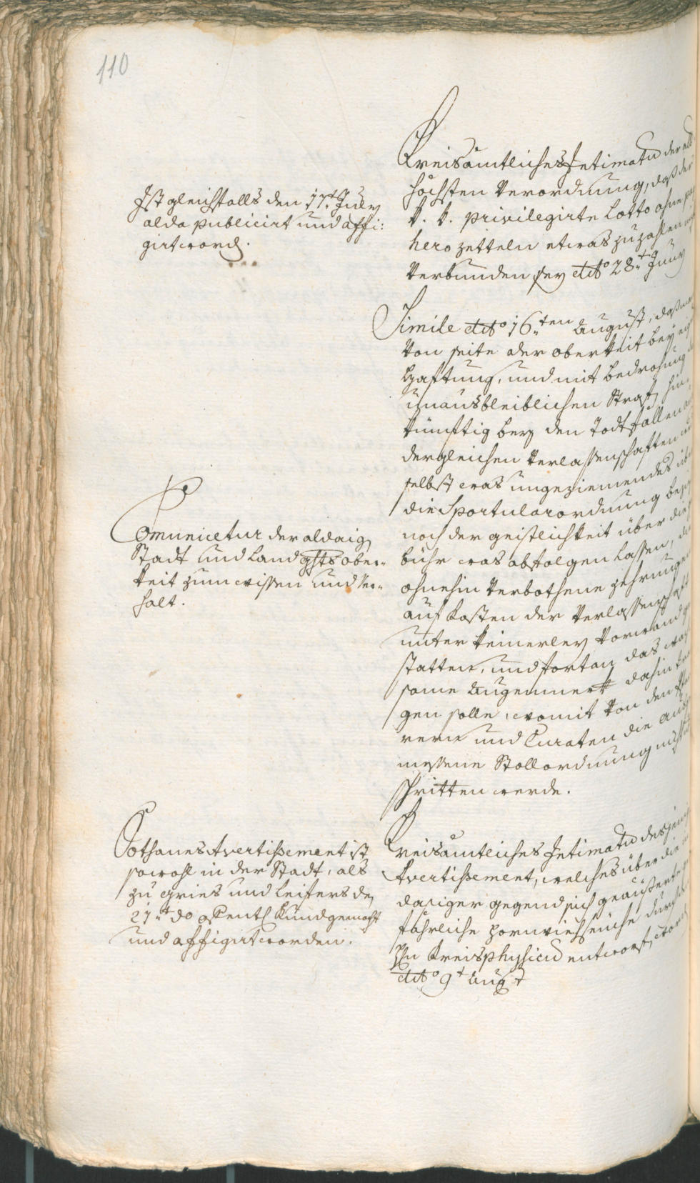 Archivio Storico della Città di Bolzano - BOhisto protocollo consiliare 1774/77 