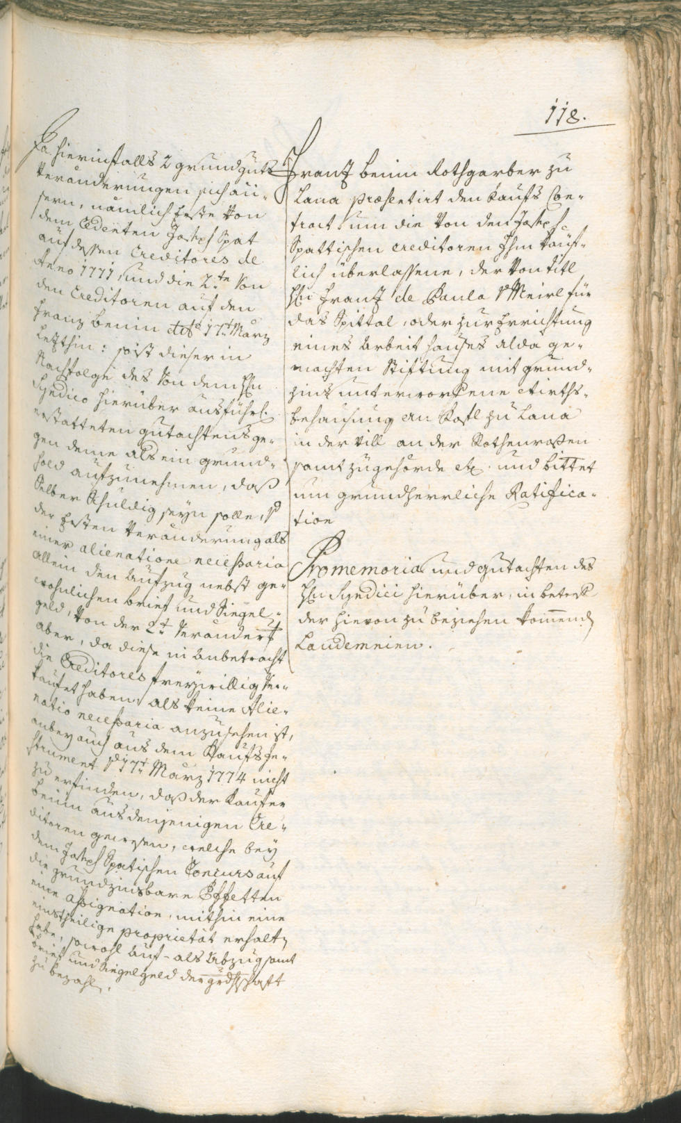 Civic Archives of Bozen-Bolzano - BOhisto Ratsprotokoll 1774/77 