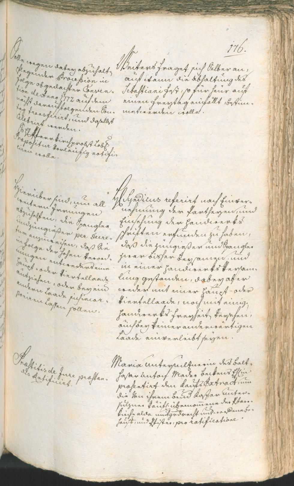 Archivio Storico della Città di Bolzano - BOhisto protocollo consiliare 1774/77 