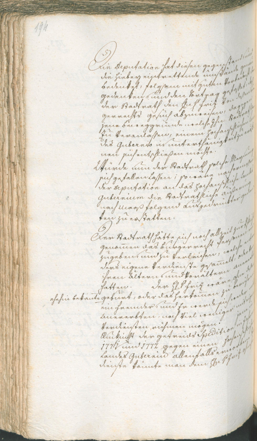 Civic Archives of Bozen-Bolzano - BOhisto Ratsprotokoll 1774/77 