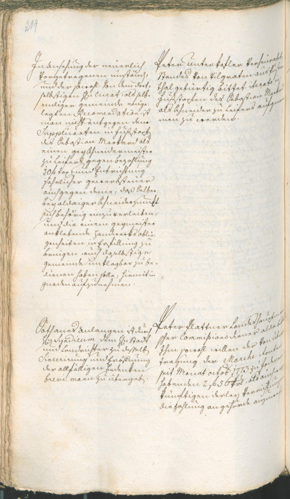 Civic Archives of Bozen-Bolzano - BOhisto Ratsprotokoll 1774/77 