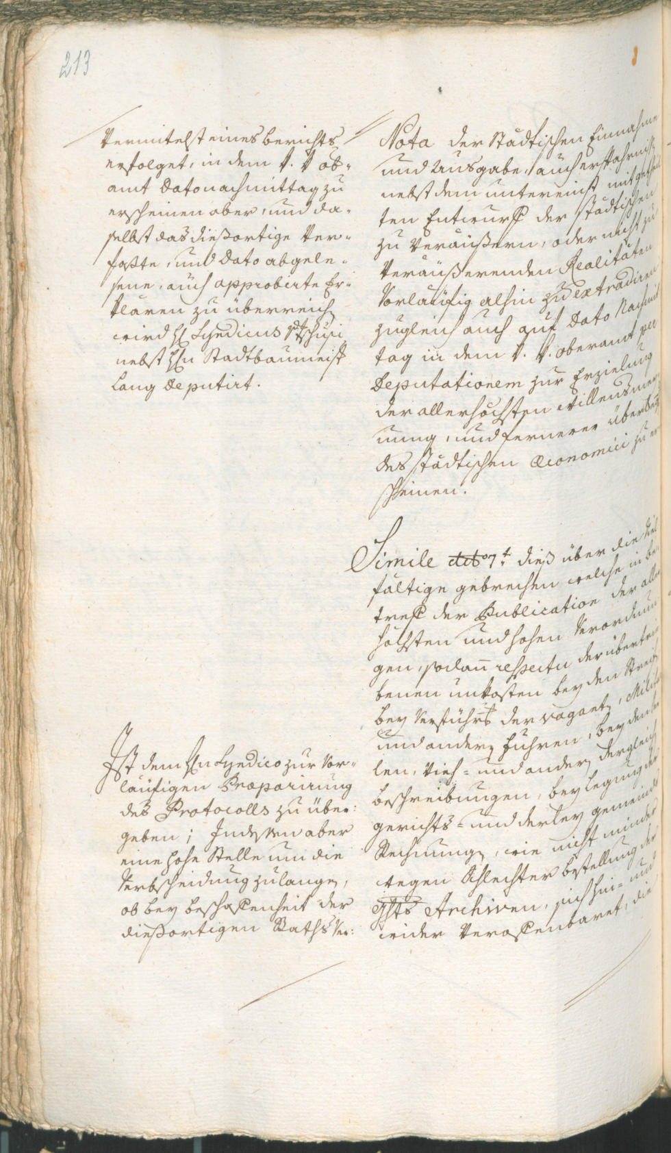 Stadtarchiv Bozen - BOhisto Ratsprotokoll 1774/77 