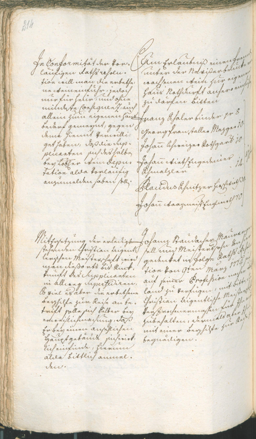 Civic Archives of Bozen-Bolzano - BOhisto Ratsprotokoll 1774/77 