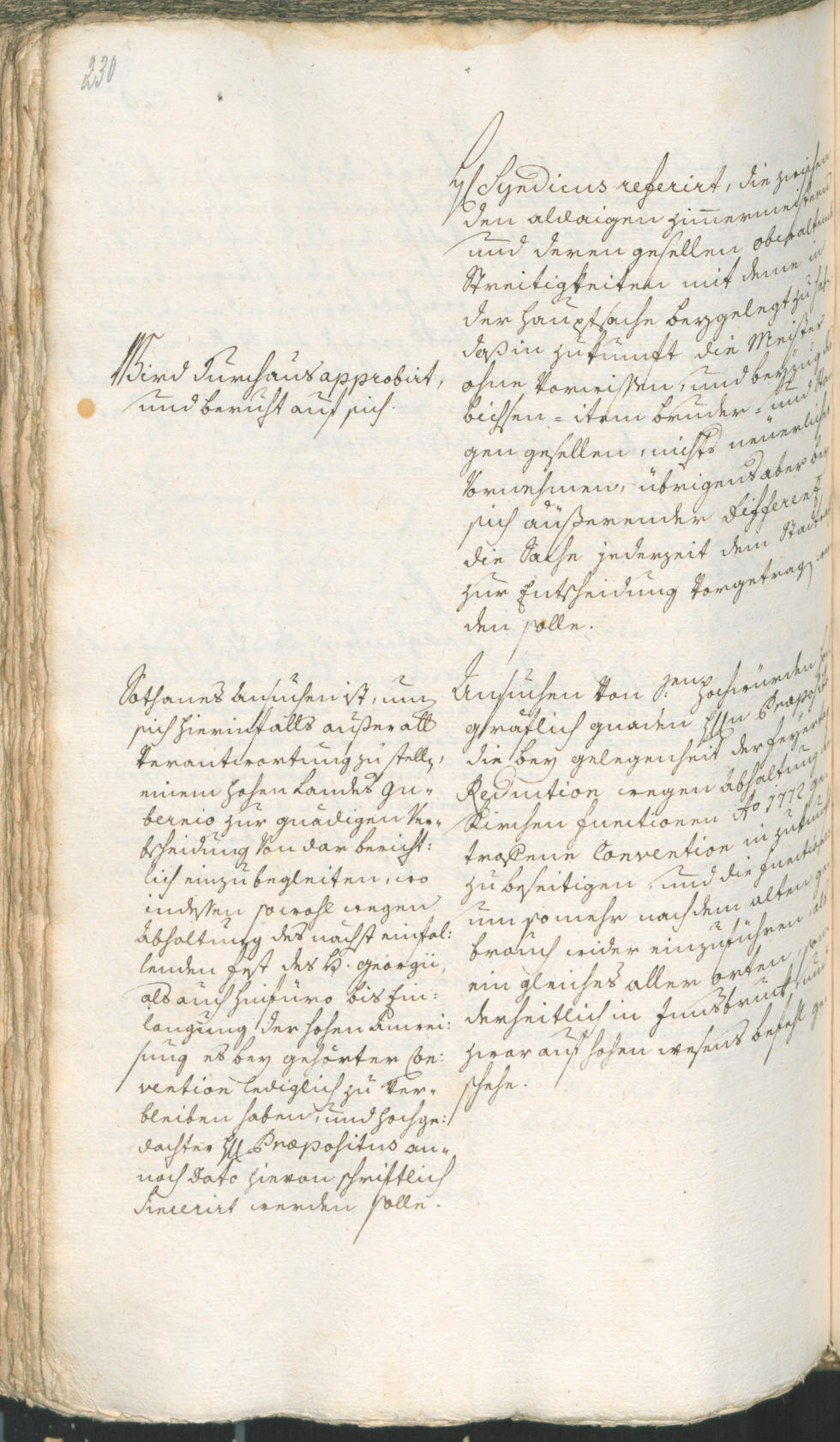 Archivio Storico della Città di Bolzano - BOhisto protocollo consiliare 1774/77 