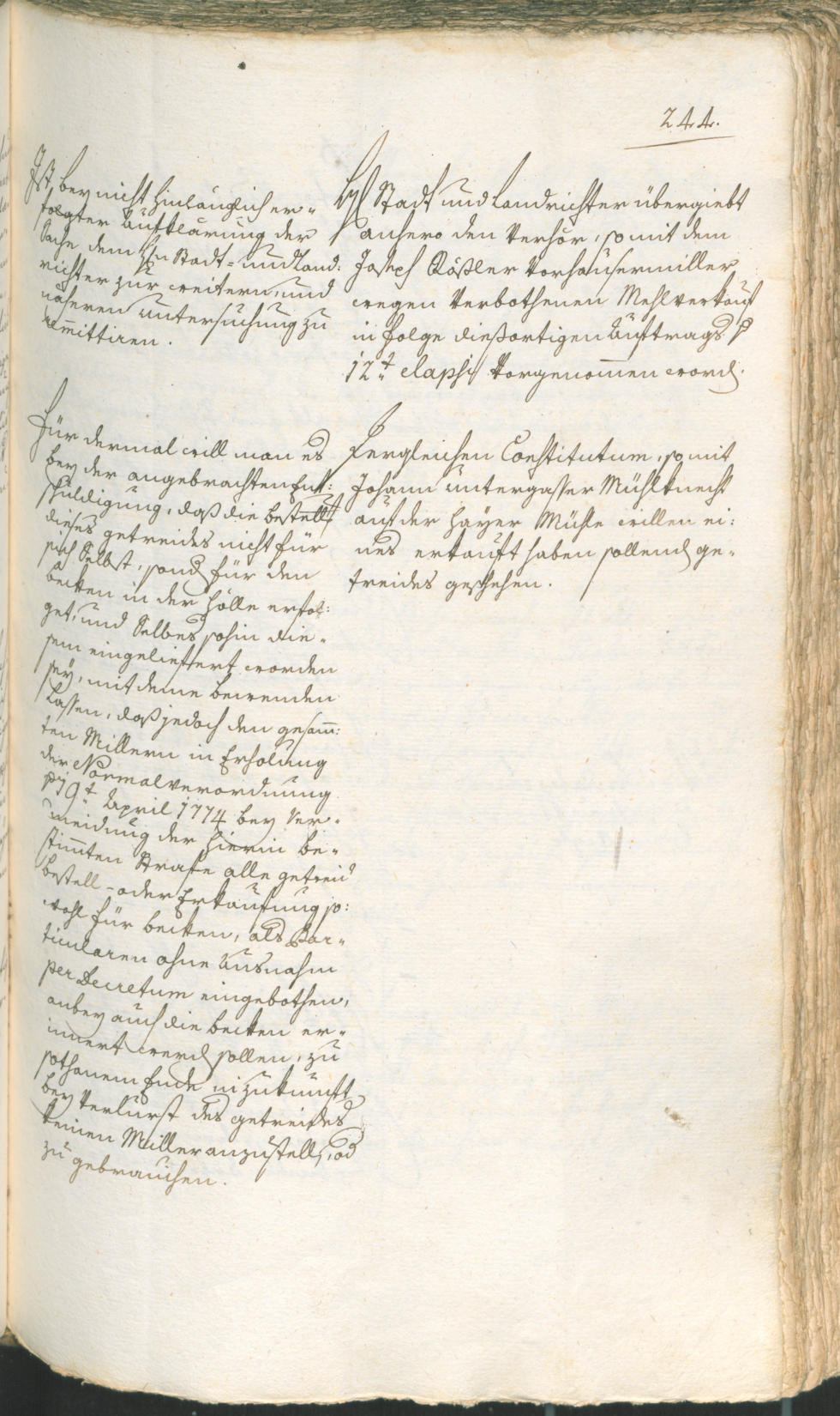 Civic Archives of Bozen-Bolzano - BOhisto Ratsprotokoll 1774/77 