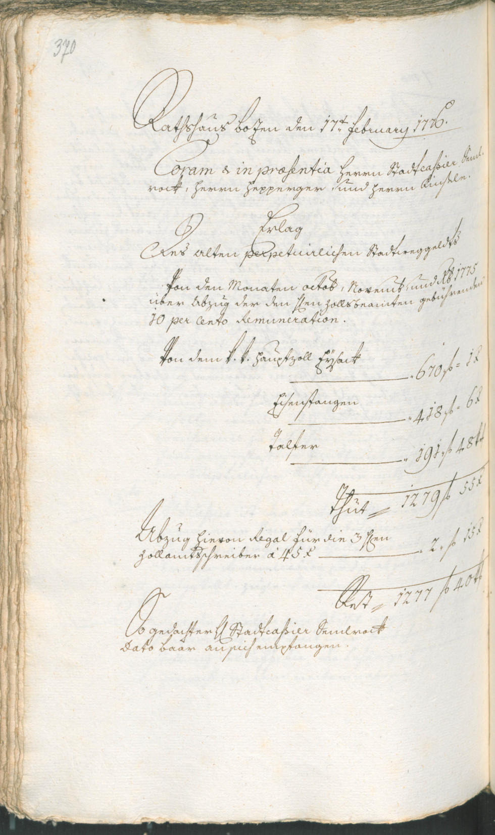 Civic Archives of Bozen-Bolzano - BOhisto Ratsprotokoll 1774/77 