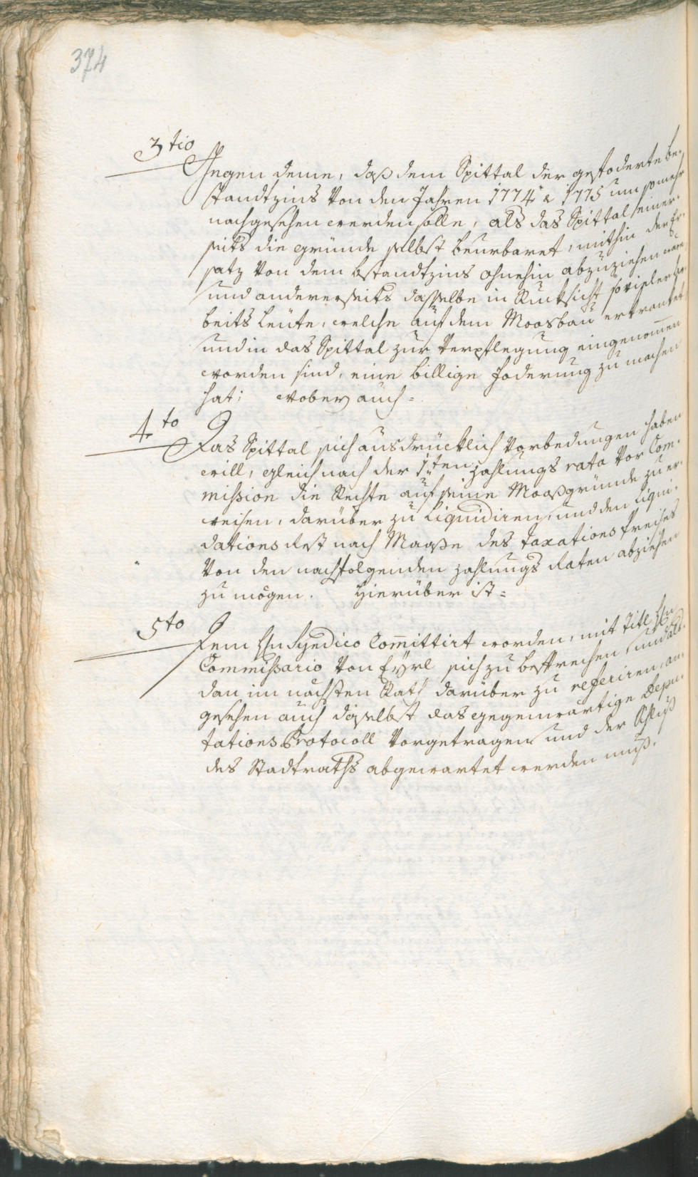 Civic Archives of Bozen-Bolzano - BOhisto Ratsprotokoll 1774/77 