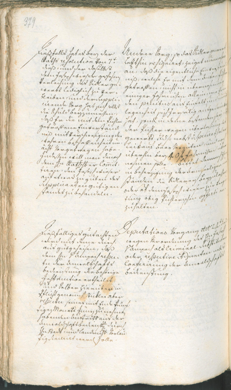 Stadtarchiv Bozen - BOhisto Ratsprotokoll 1774/77 