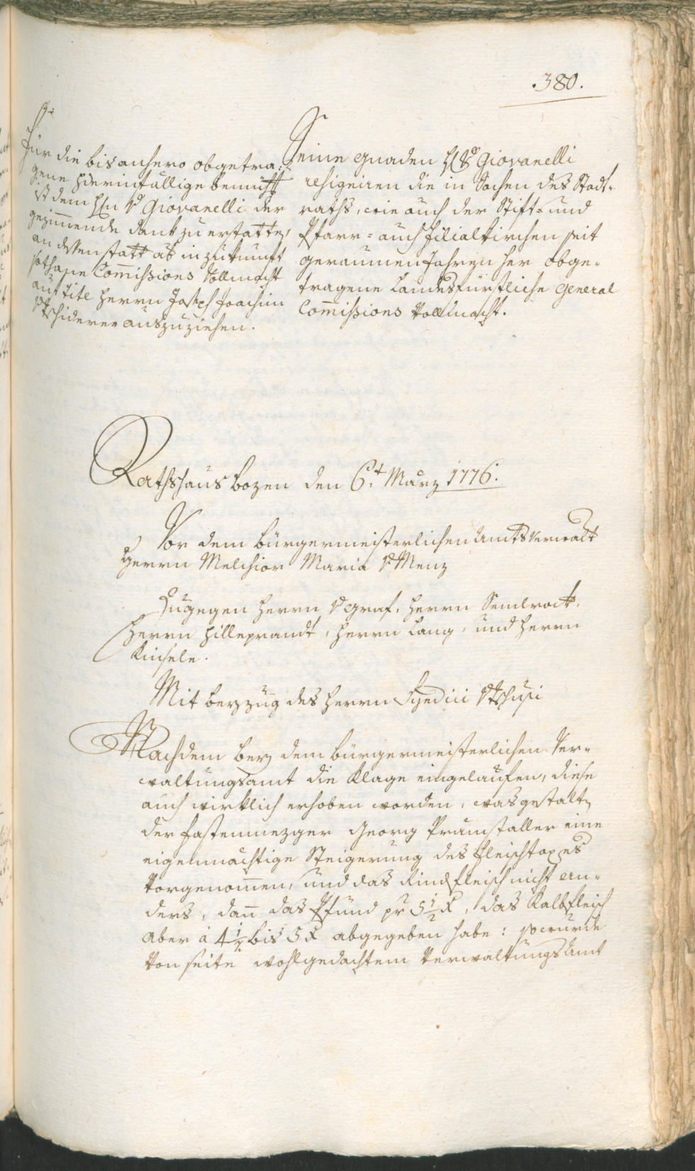 Civic Archives of Bozen-Bolzano - BOhisto Ratsprotokoll 1774/77 