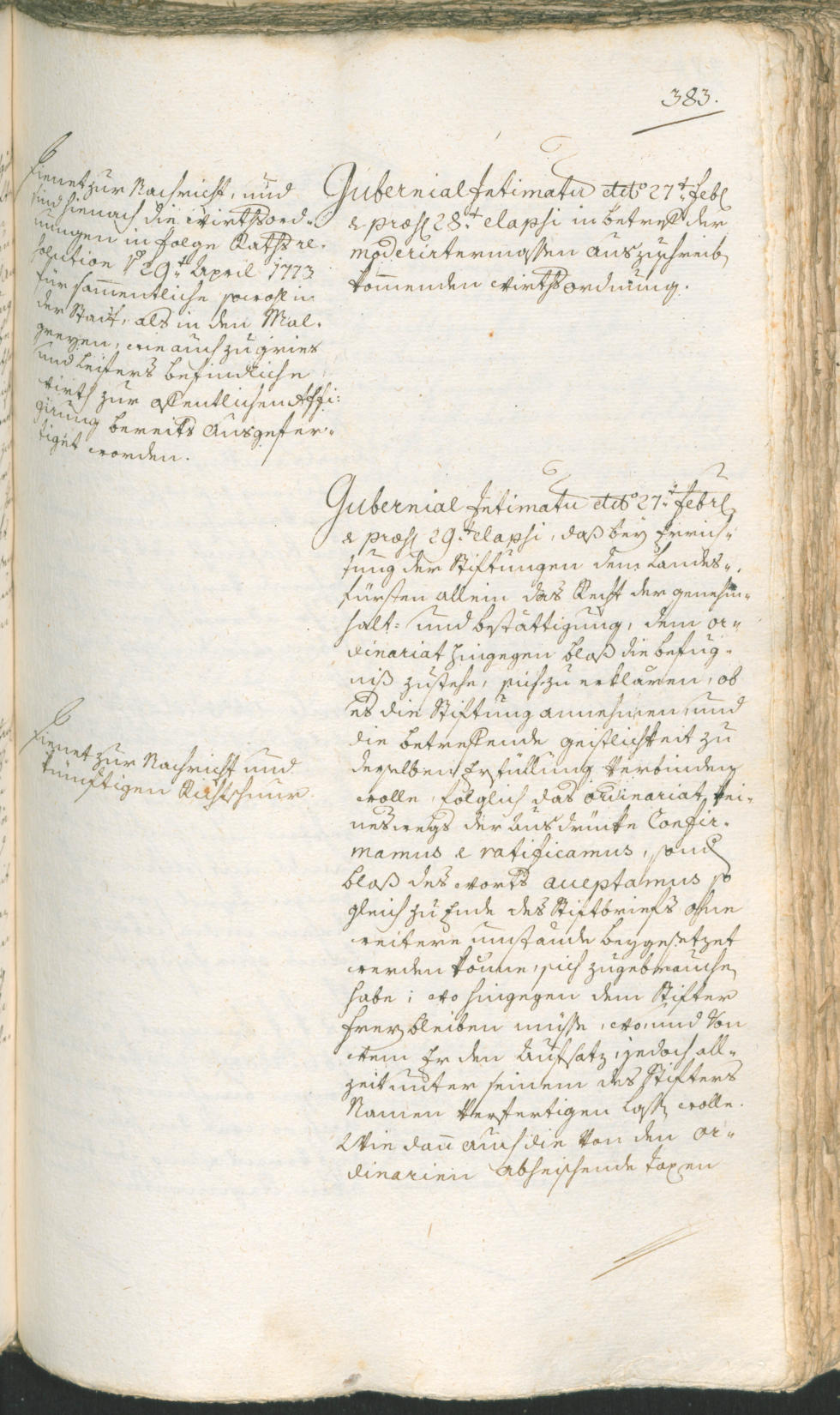 Civic Archives of Bozen-Bolzano - BOhisto Ratsprotokoll 1774/77 