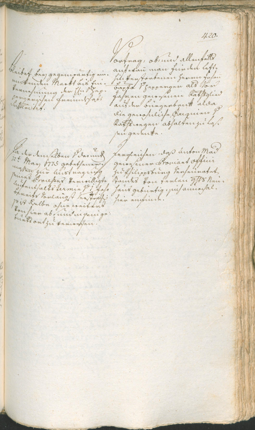 Civic Archives of Bozen-Bolzano - BOhisto Ratsprotokoll 1774/77 