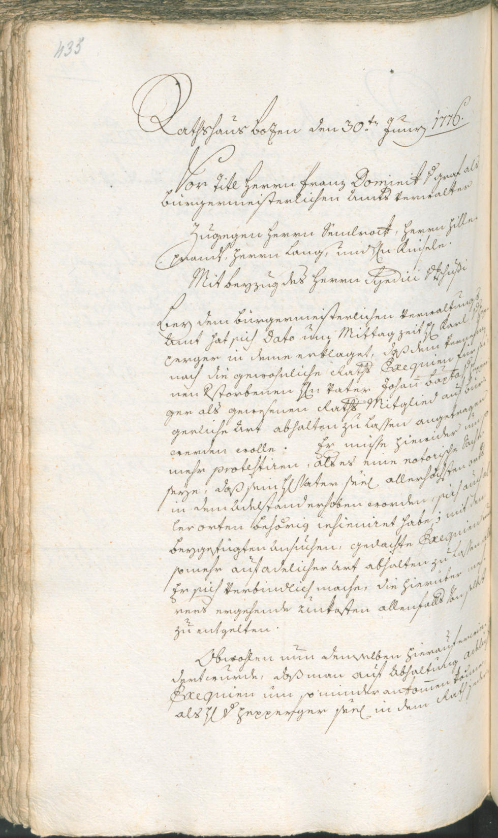 Archivio Storico della Città di Bolzano - BOhisto protocollo consiliare 1774/77 