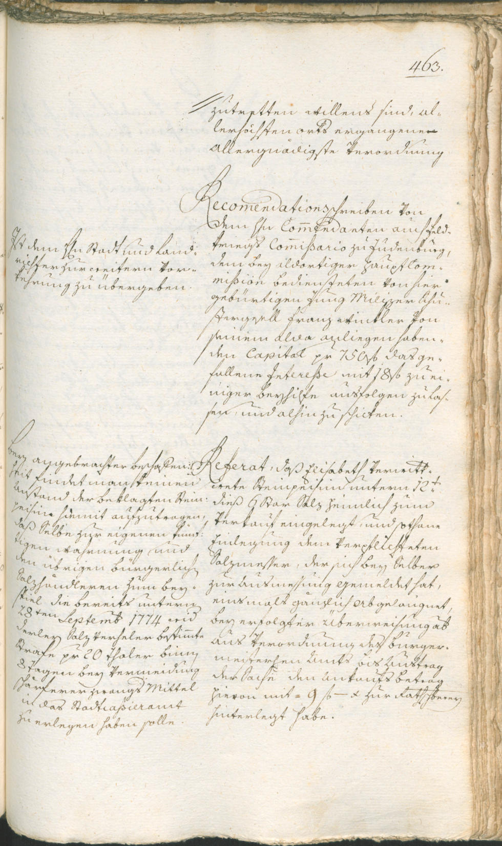 Archivio Storico della Città di Bolzano - BOhisto protocollo consiliare 1774/77 