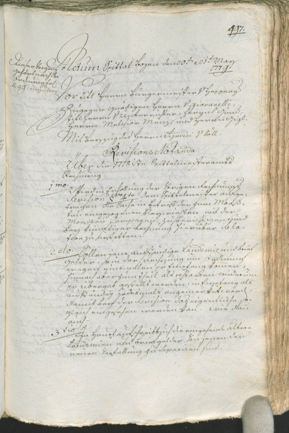 Civic Archives of Bozen-Bolzano - BOhisto Ratsprotokoll 1777/80 